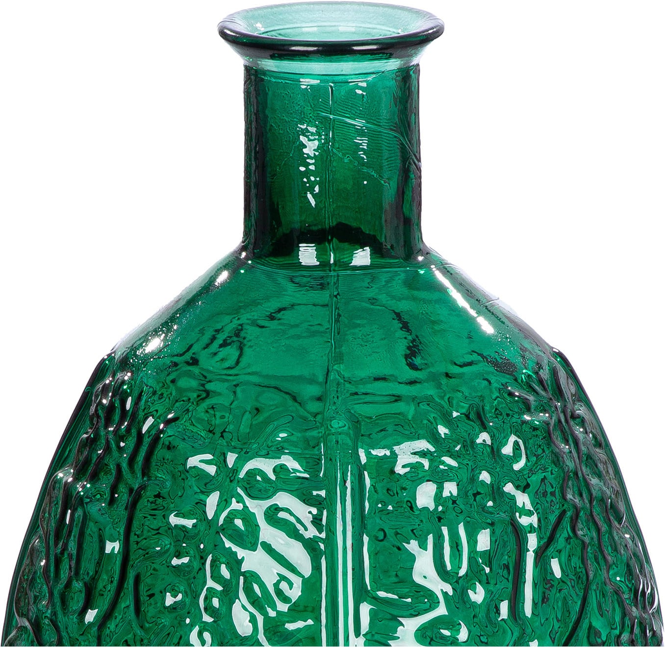 GILDE Bodenvase »Bodenvase rund Dschungel«