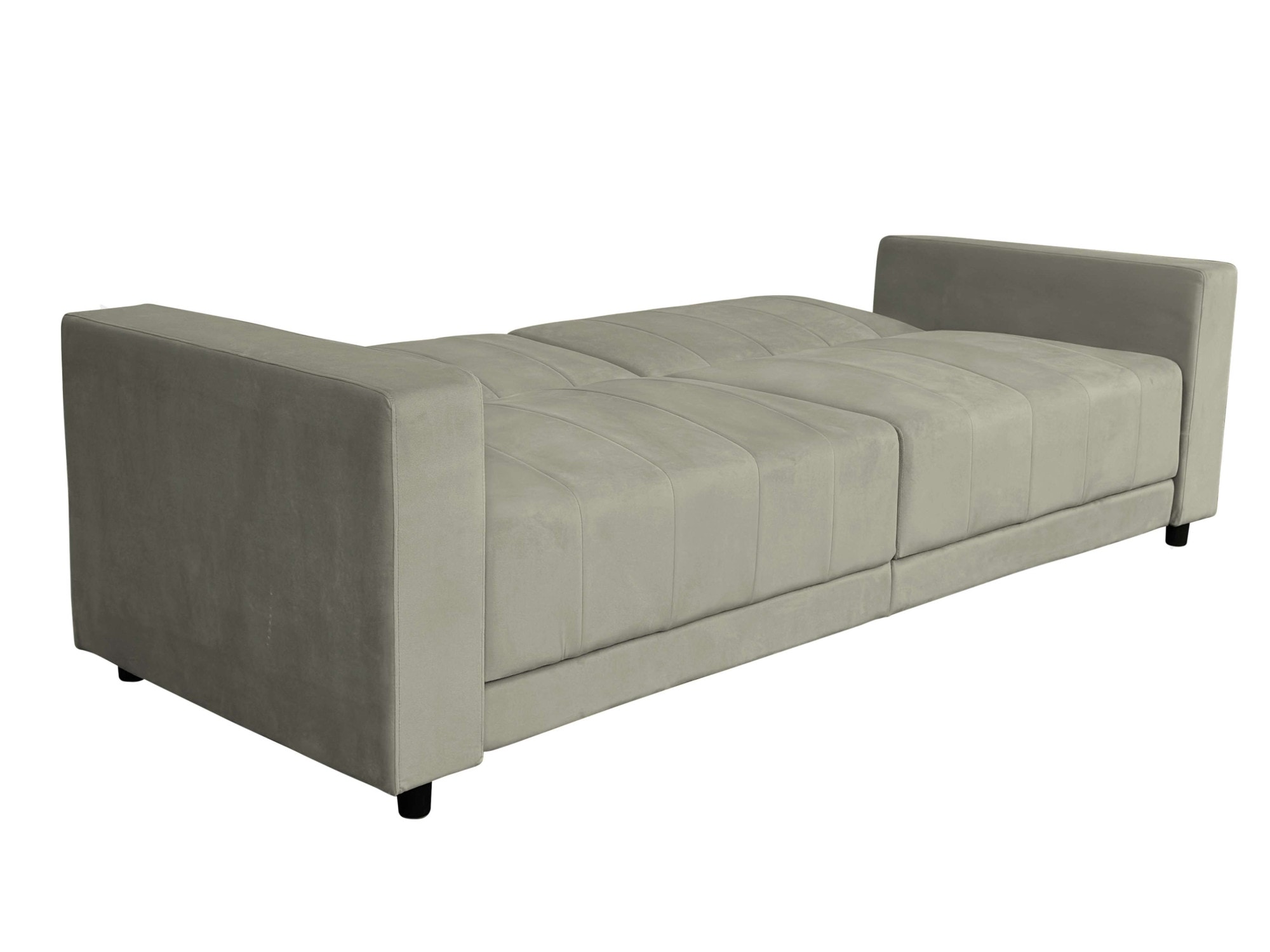Dorel Home 3-Sitzer »Allie II Schlafsofa 225 cm«, Bett-Funktion (108/190cm), Rückenlehne 2-teilig, mit Steppung