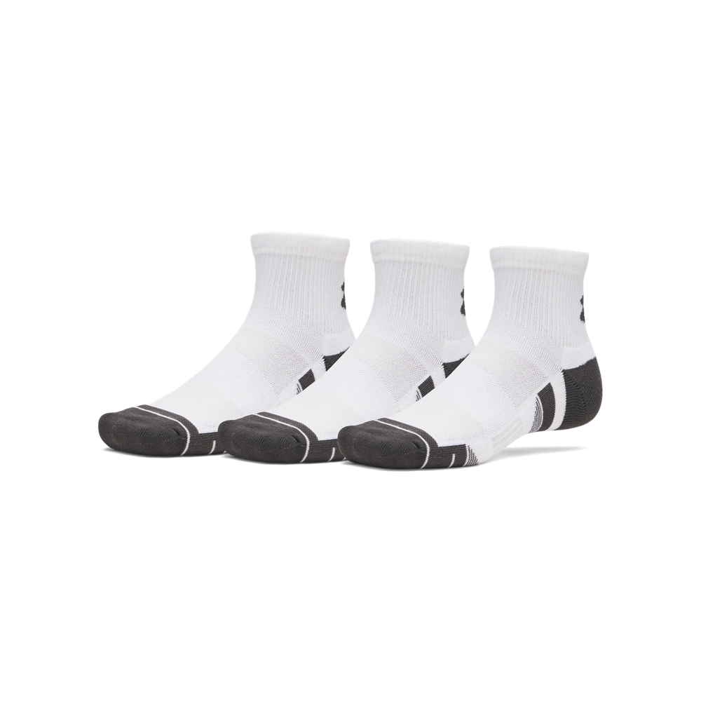 Under Armour Sportsocken "NEW UA PERF TECH 3PK QTR" Packung, 3 Paar tlg. 3er-Pack, für sportliche Aktivitäten, sportlicher Stil