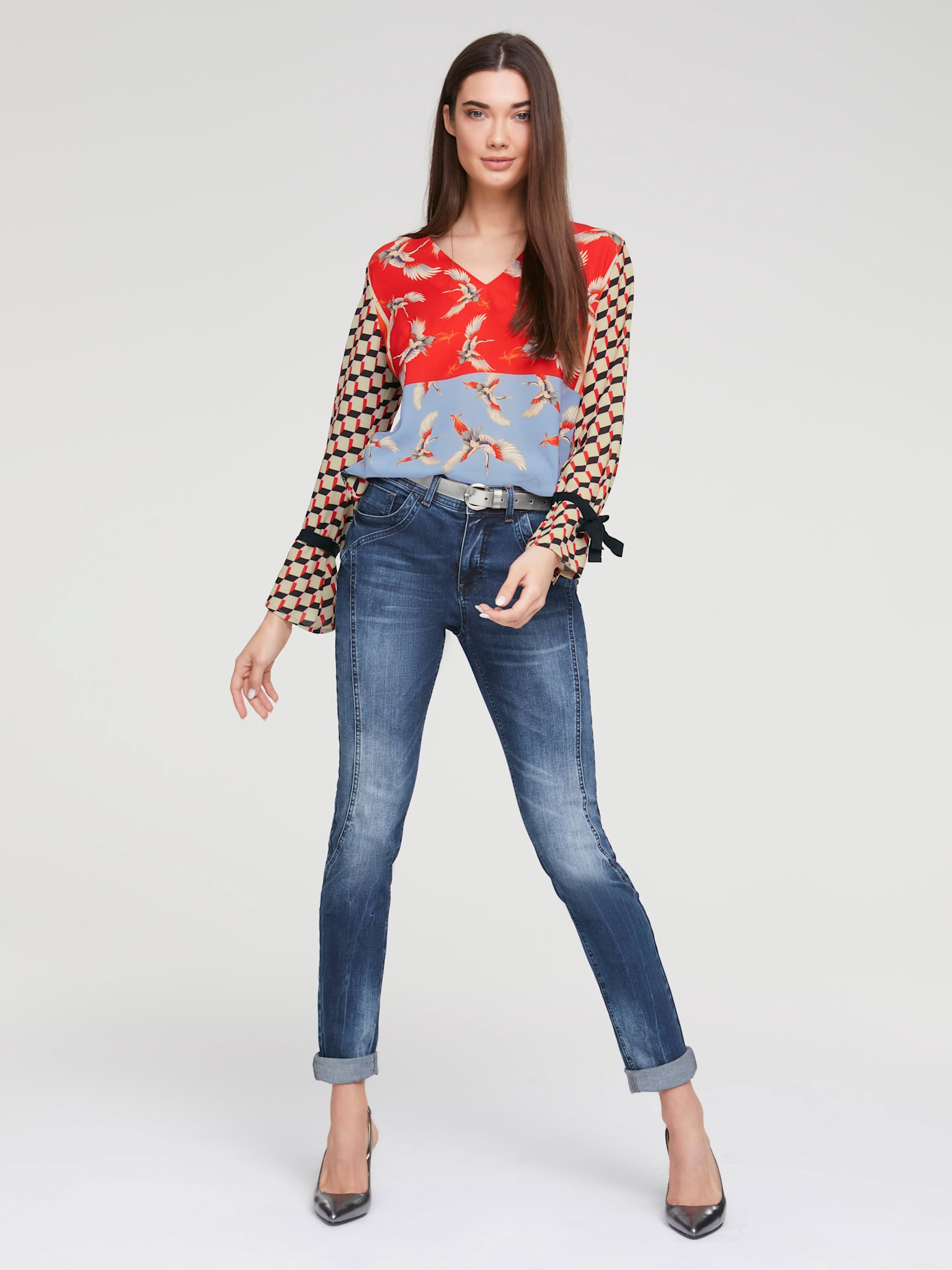 RICK CARDONA by heine Röhrenjeans, (1 tlg.)
