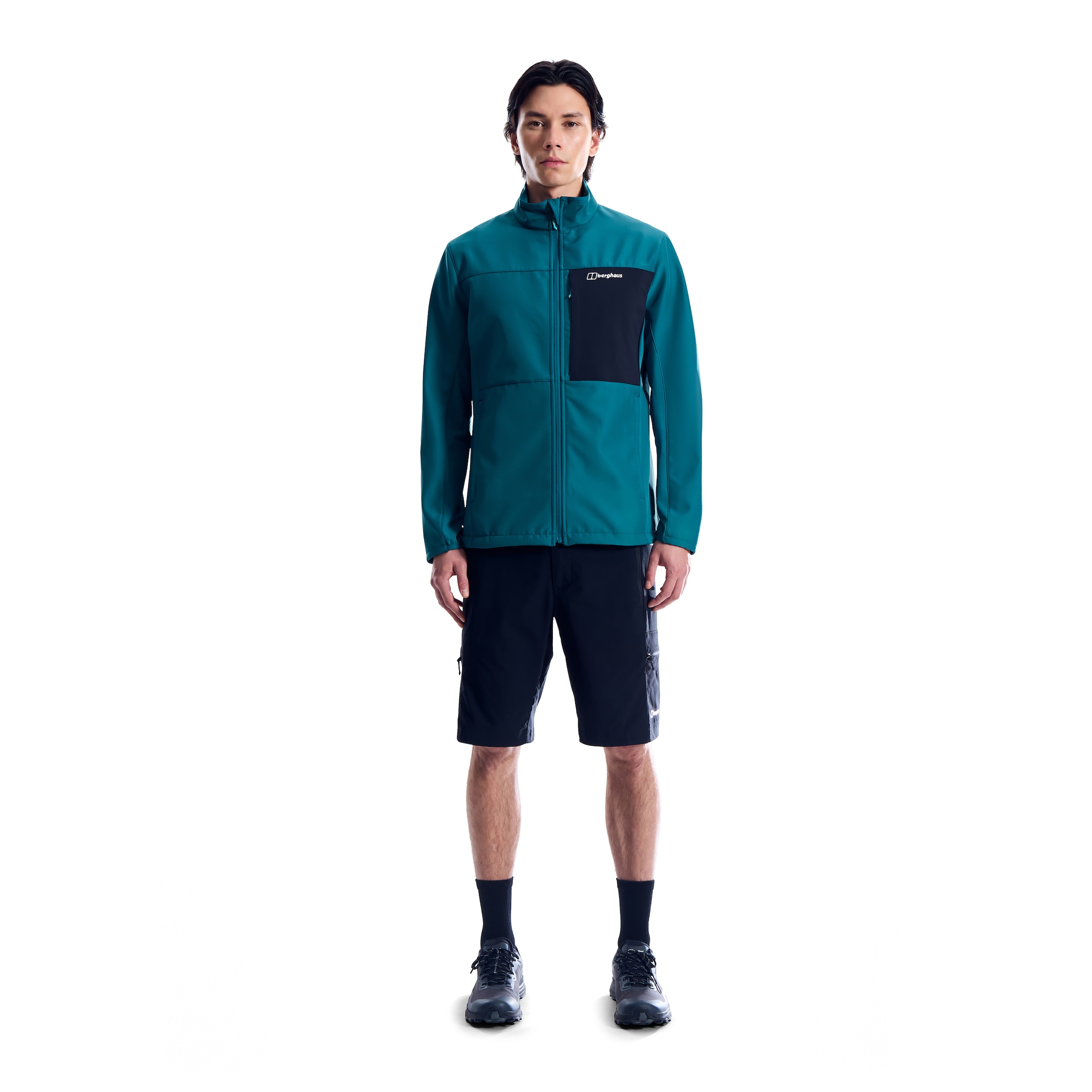 Berghaus Softshelljacke »M GHLAS 3.0 SOFTSHELL JKT« sportlicher Stil, dehnbares Material, wasser- und windabweisend