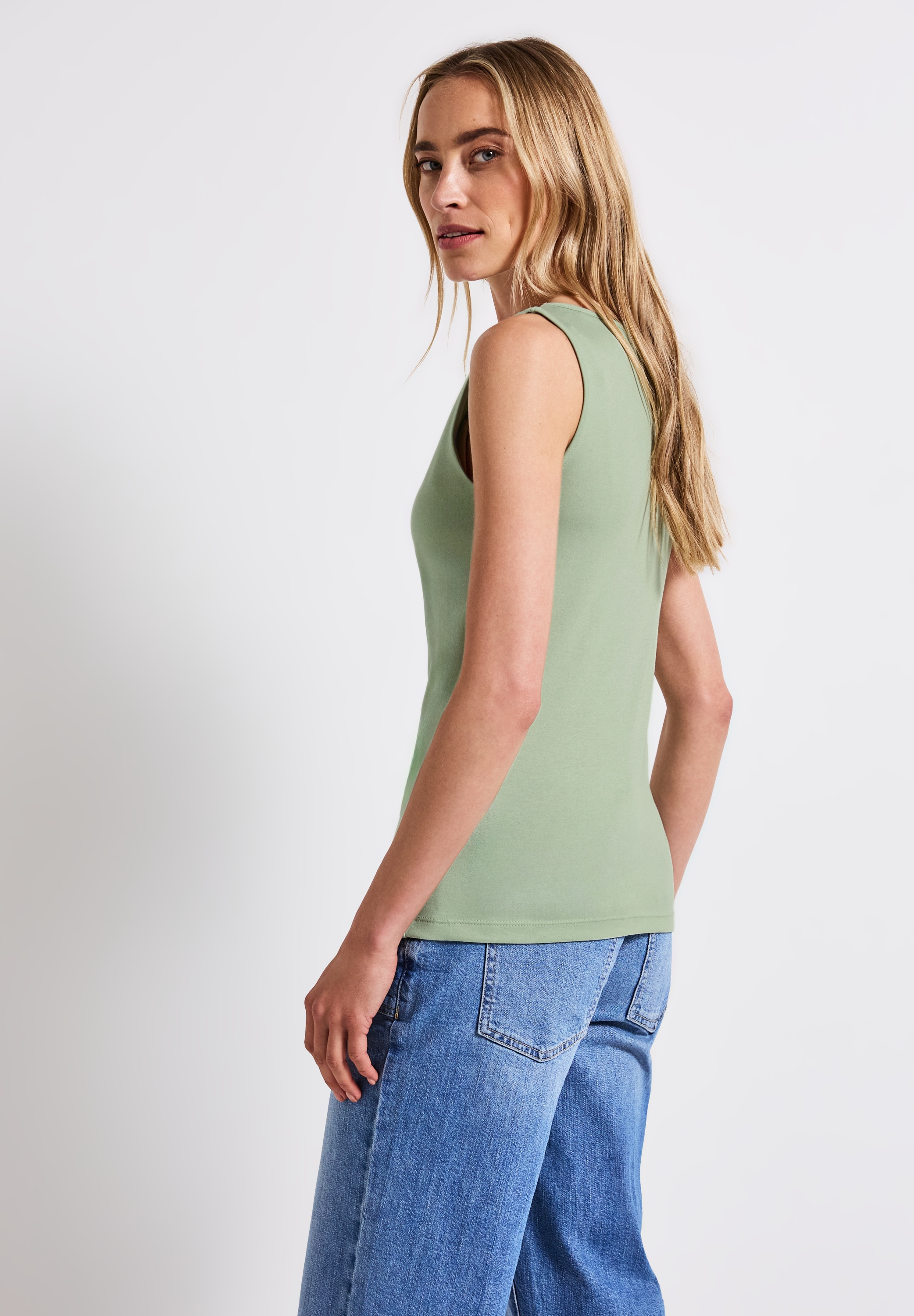 STREET ONE Shirttop, im soften Baumwoll-Mix