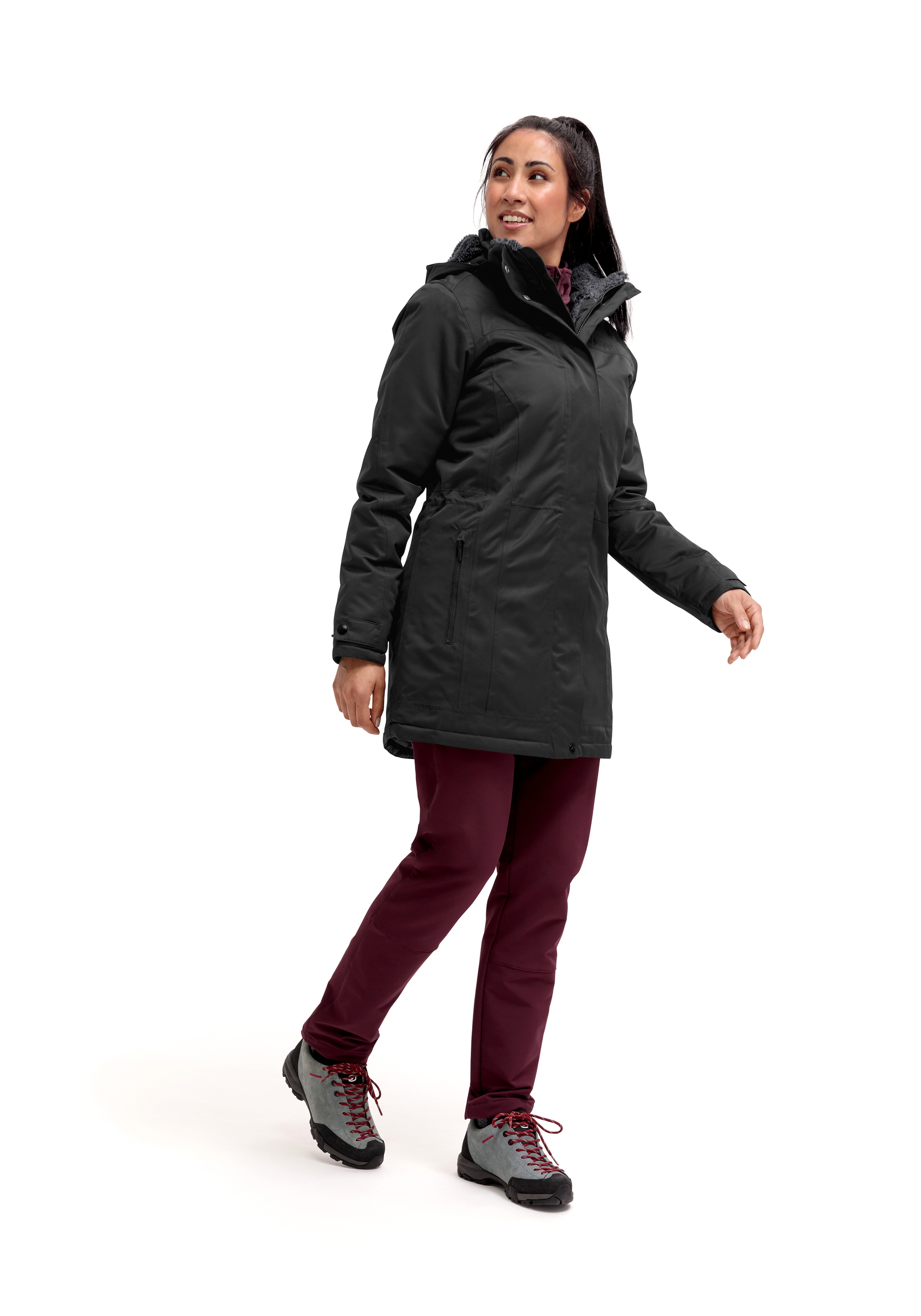 Maier Sports Funktionsjacke »Lisa 2.1«, Damen Mantel, atmungsaktiver Wintermantel, 2 RV-Taschen, Regular Fit