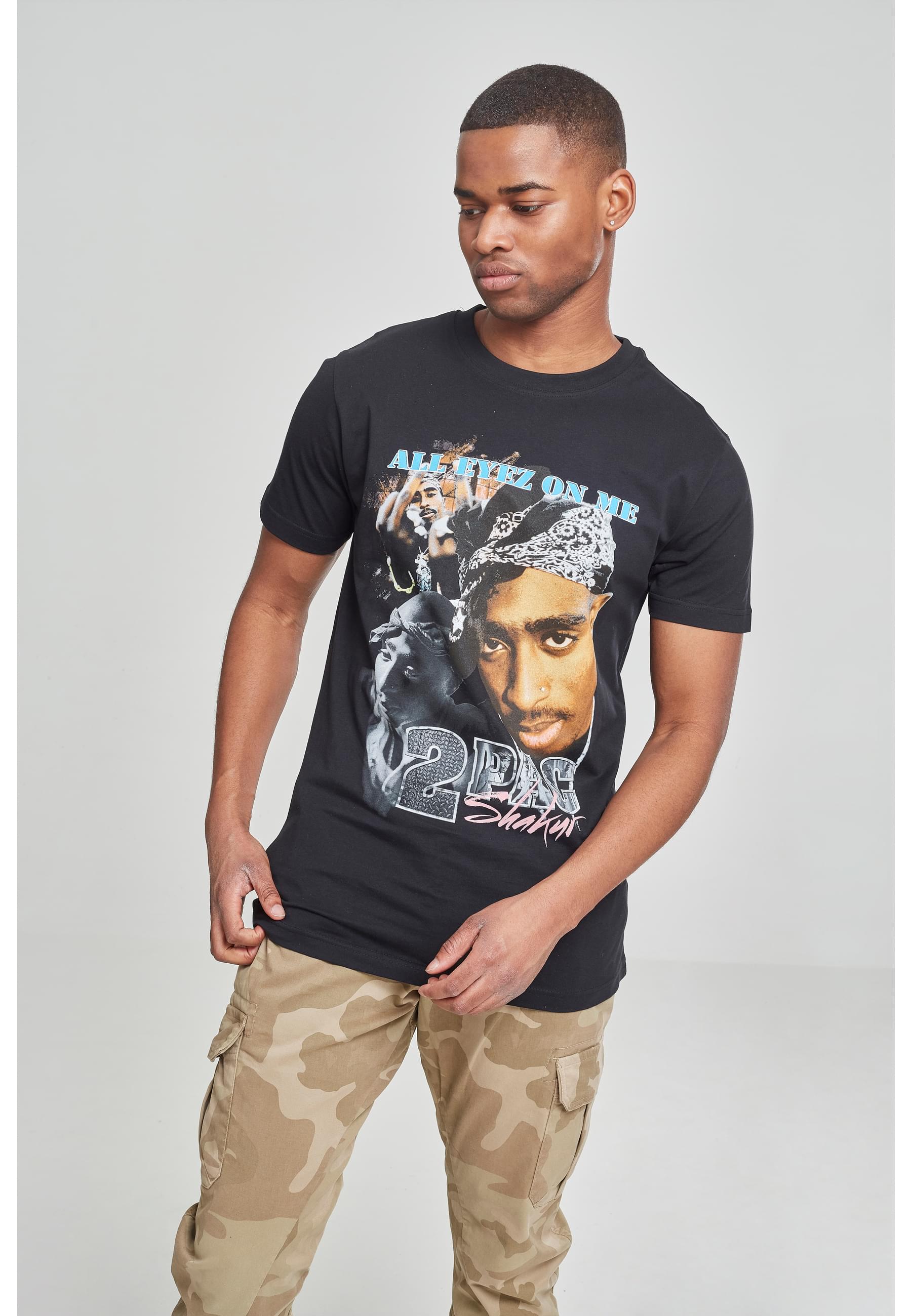 Thumbnail - MisterTee T-Shirt "MisterTee Herren Tupac Retro Tee", (1 tlg.)