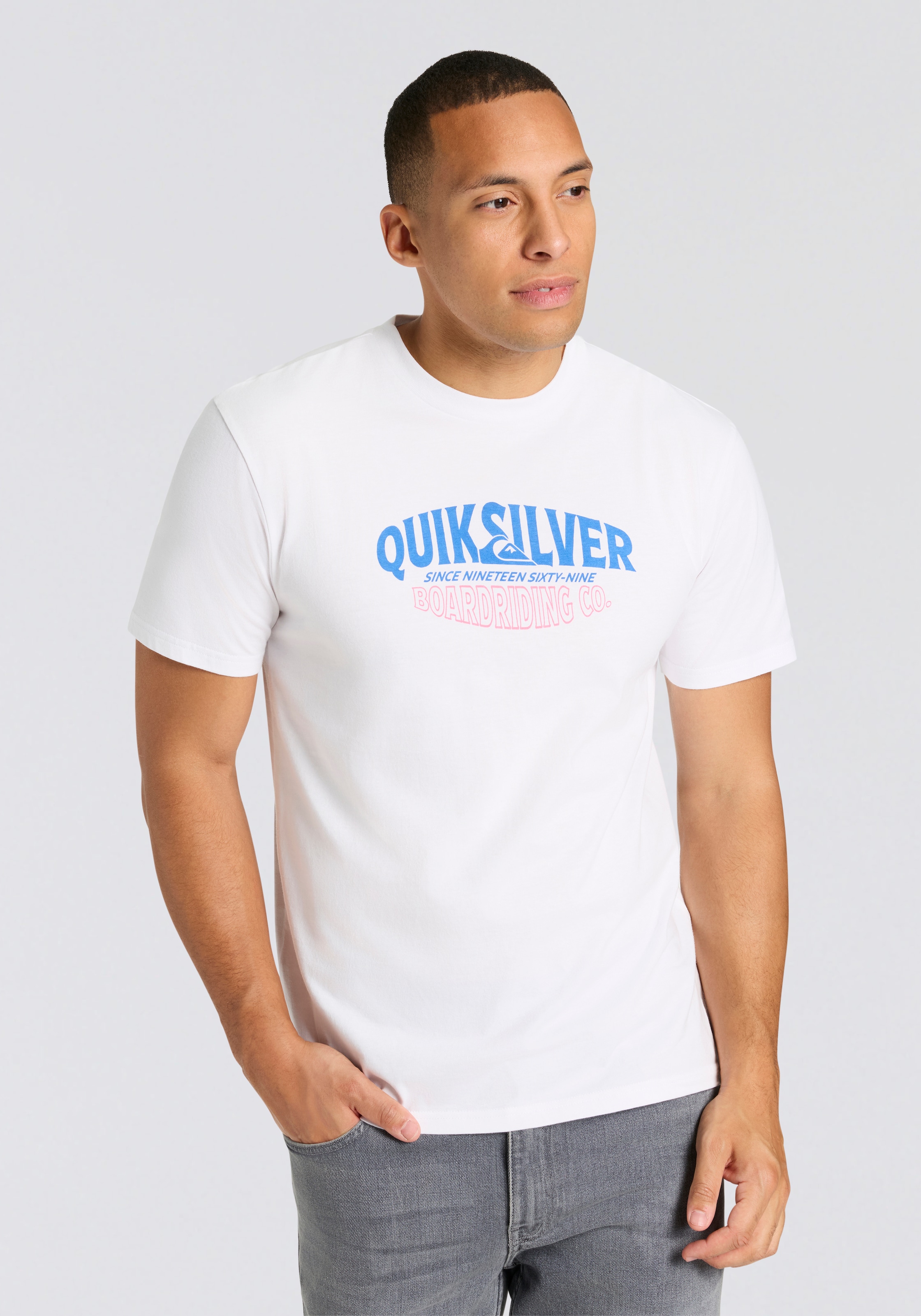 Quiksilver T-Shirt »RUGGED PACK« 2 tlg. Kurzarm, 2er-Pack, aus Baumwolle, auch in großen Größen