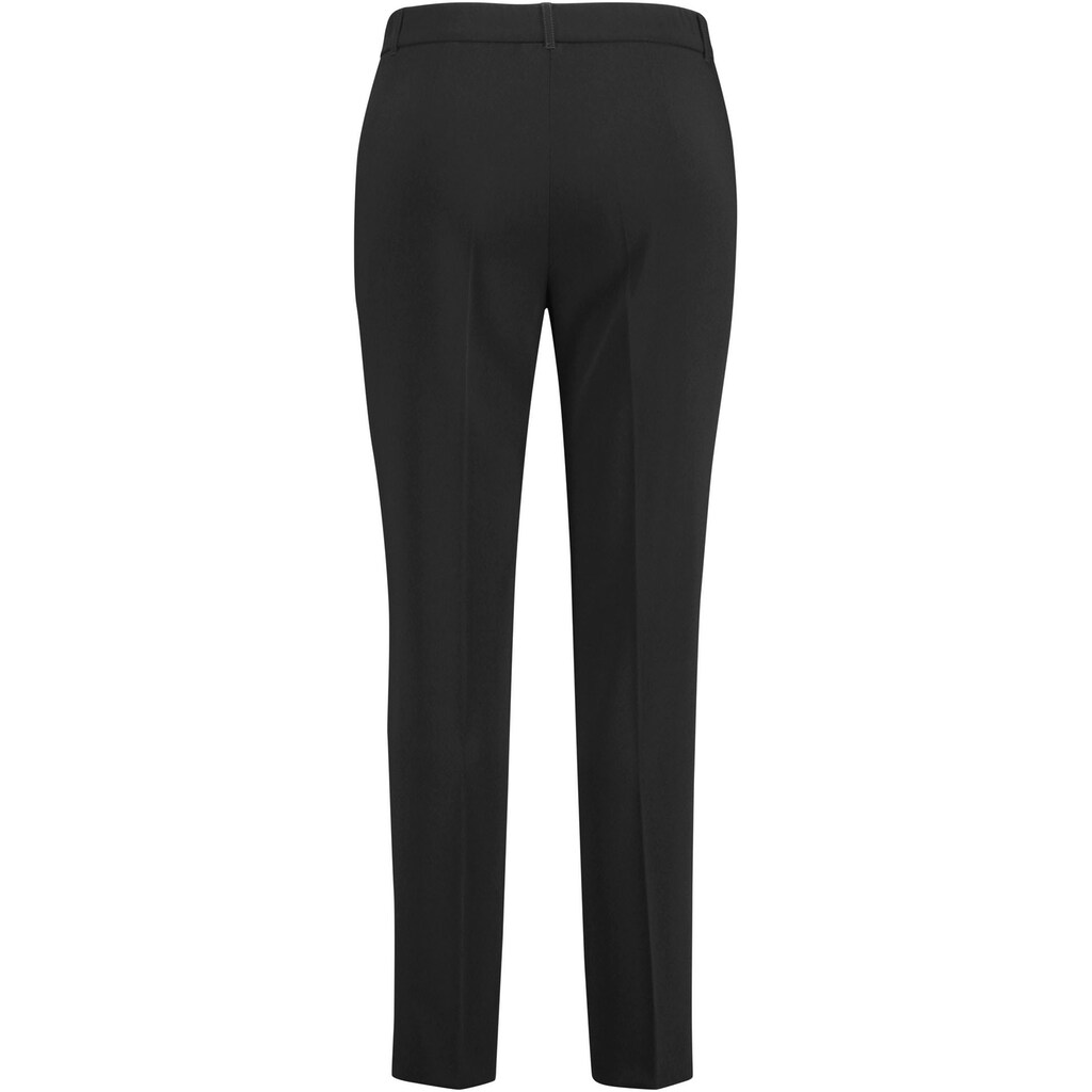 Damenmode Hosen Samoon Stoffhose, mit Gürtelschlaufen schwarz Damenmode Hosen Samoon Stoffhose, mit Gürtelschlaufen schwarz