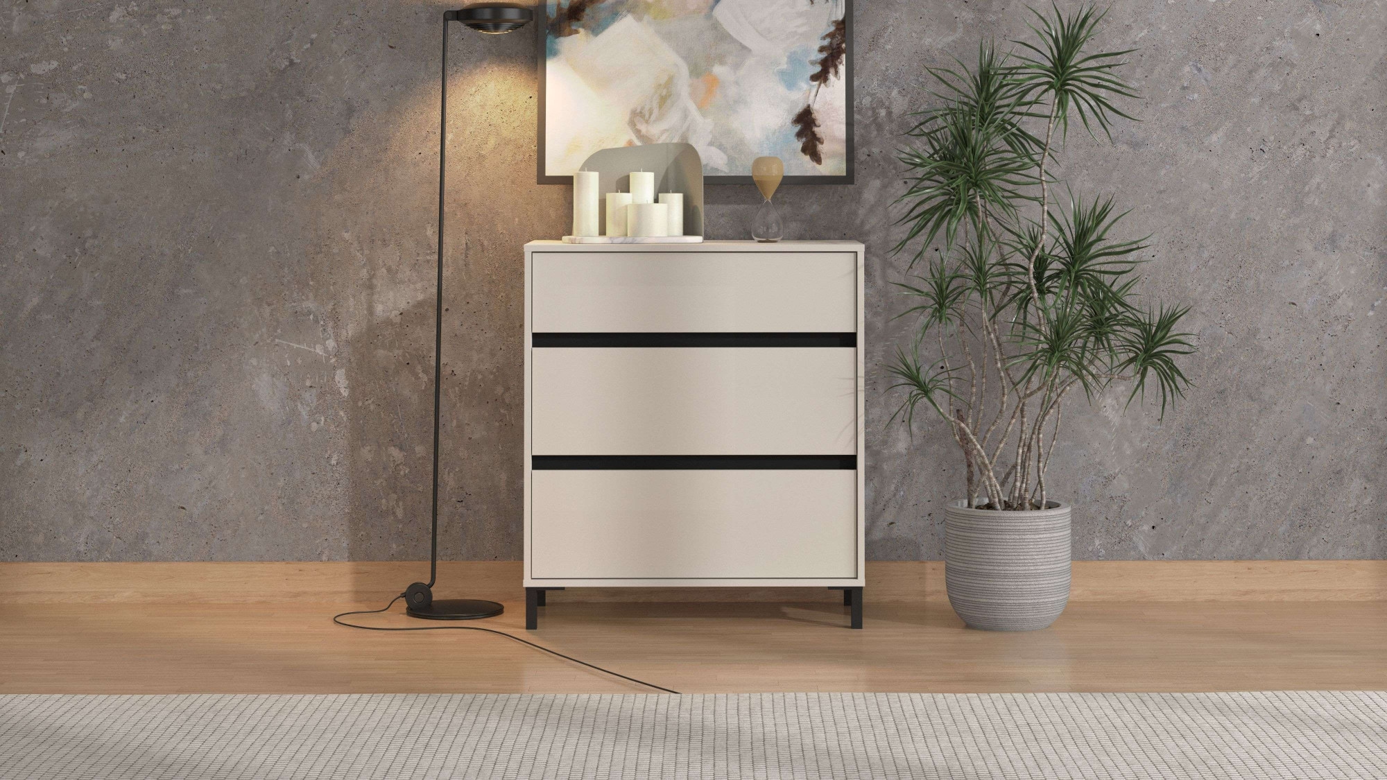 INOSIGN Kommode "Marron, Schubkastenkommode, Höhe 90 cm, Breite 80 cm" in 2 günstig online kaufen