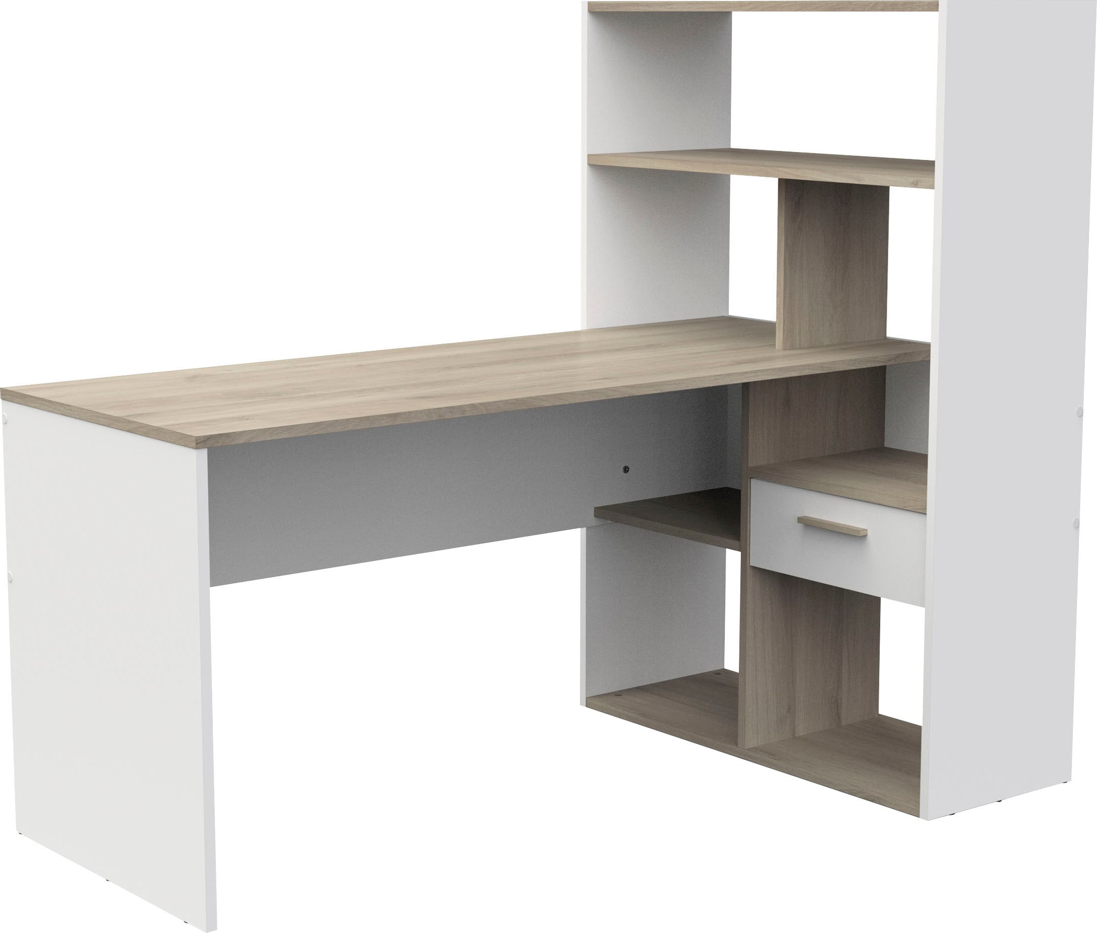 Demeyere GROUP Schreibtisch, Schreibtisch Regal 1 Schublade