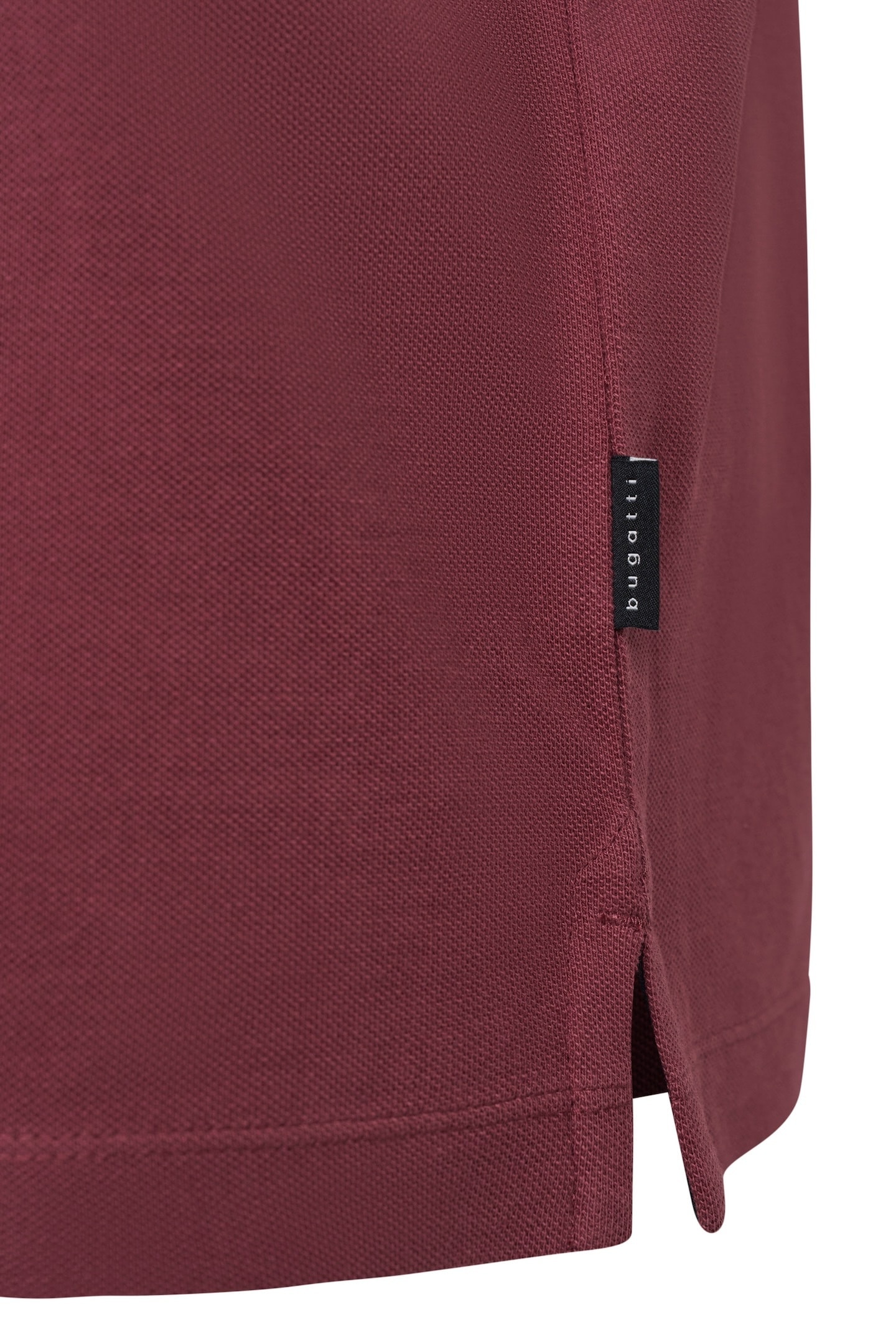 bugatti Poloshirt, mit Kontraststreifen und Bruststickerei