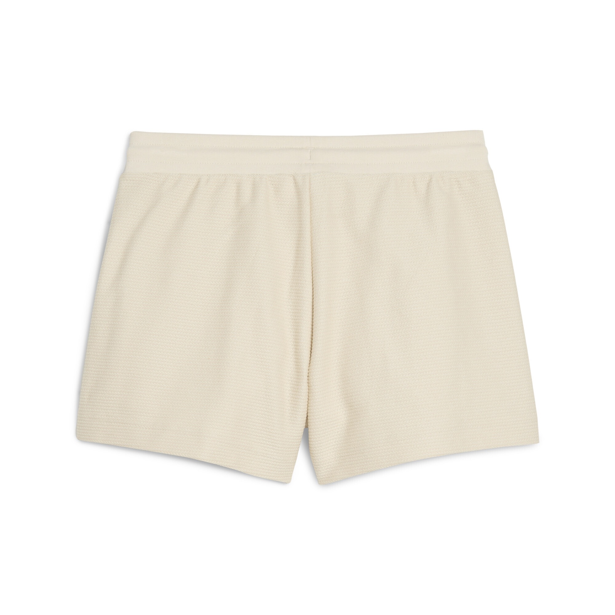 PUMA Sporthose »PREMIUM ESS 4" Jacquard-Shorts in A-Linie Damen«