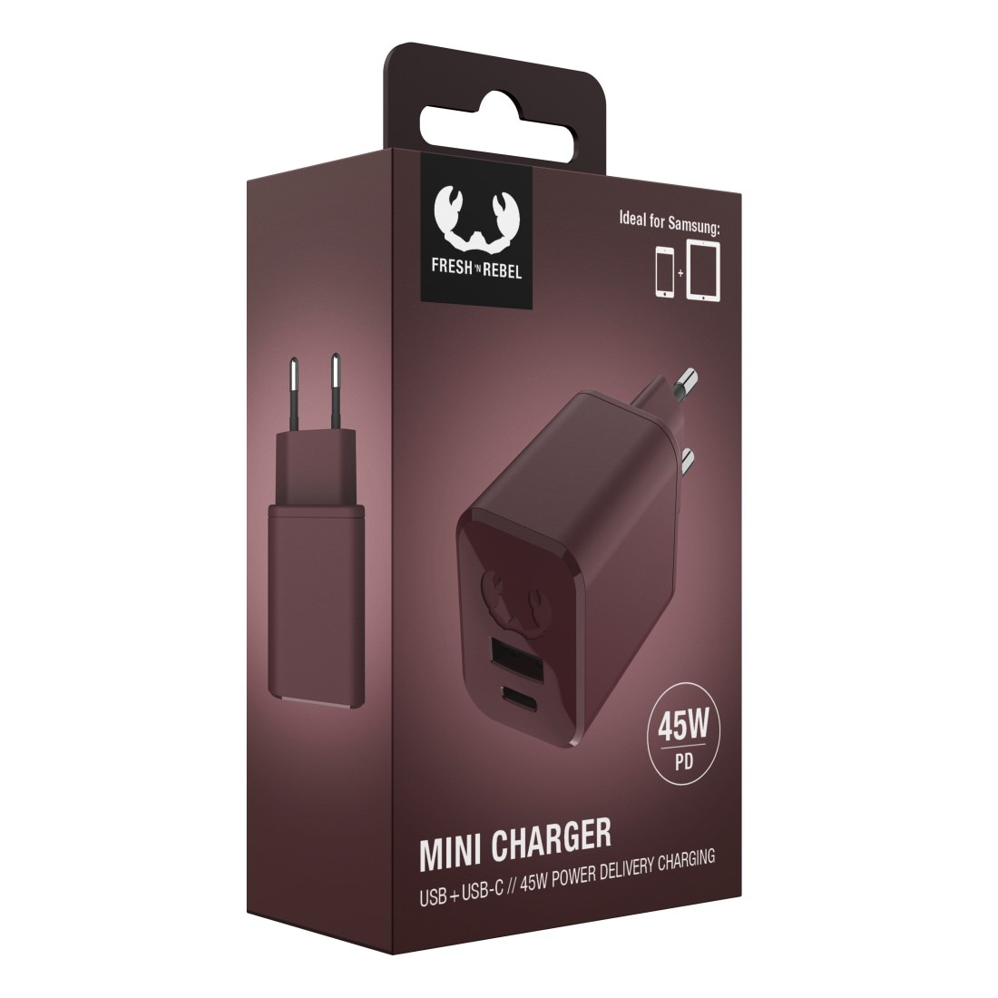 Fresh´n Rebel USB-Ladegerät »Mini-Charger USB-C und USB-A, PD 45W«