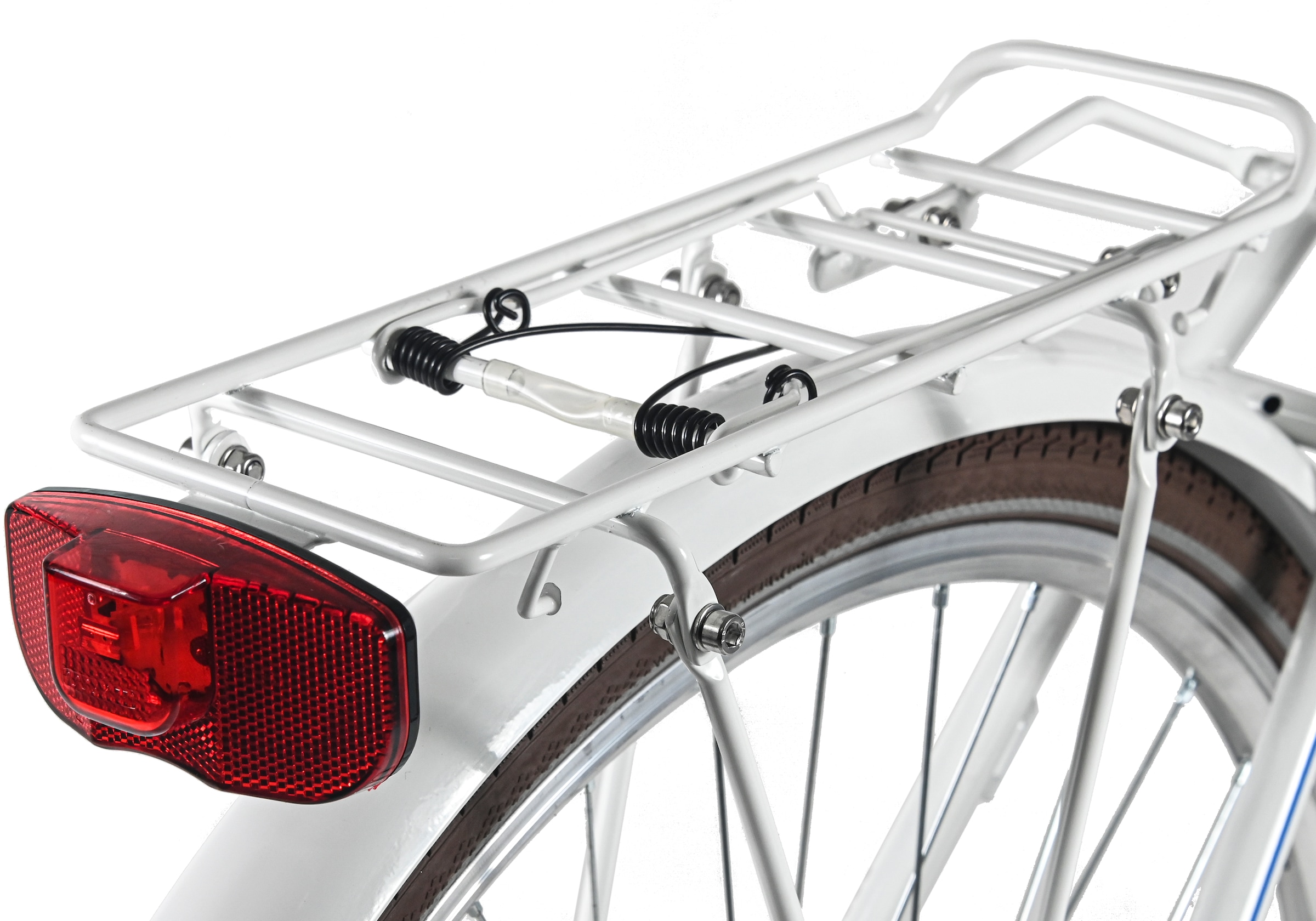 Dacapo Cityrad »Damenrad 28'' Classic Premium Weiß 1 Gang RH 53 cm mit Korb« 1 Gang ohne Schaltung