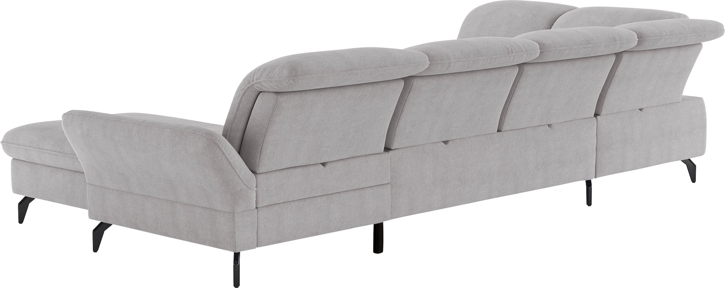 sit&more Wohnlandschaft »Leandro U-Form«, Wahlweise mit Bett-, Kopfteil - und Armlehnfunktion, sowie Bettkasten