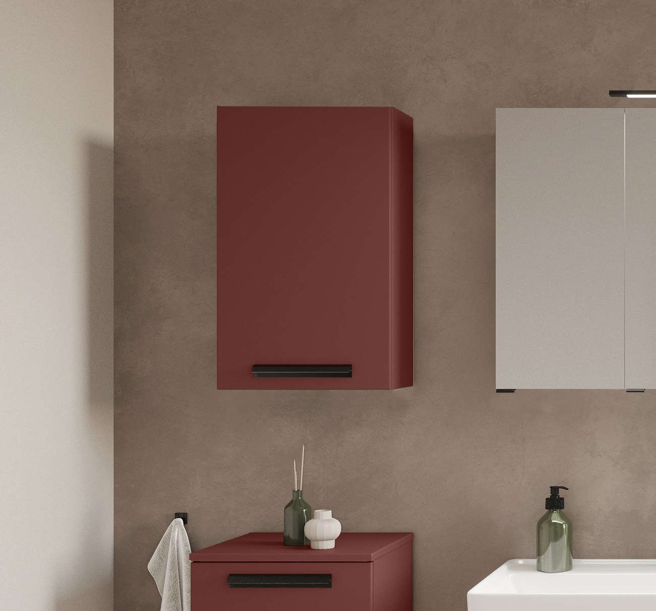 welltime Hängeschrank "SALVADA, Hängeschrank 40 cm, gedämpfte Scharniere" R günstig online kaufen