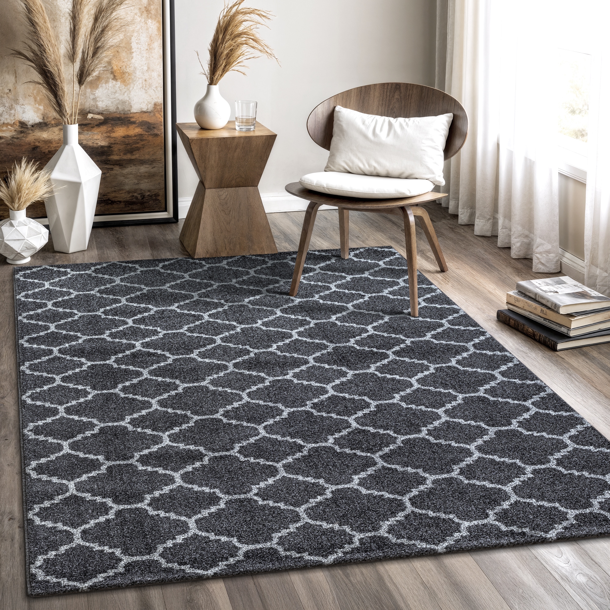 Sanat Teppich "Boho 8202, auch als Läufer und in Rund" rechteckig 10 mm Höhe Kurzflor, robust, Boho, Scandic, für Fussbodenheizung geeignet
