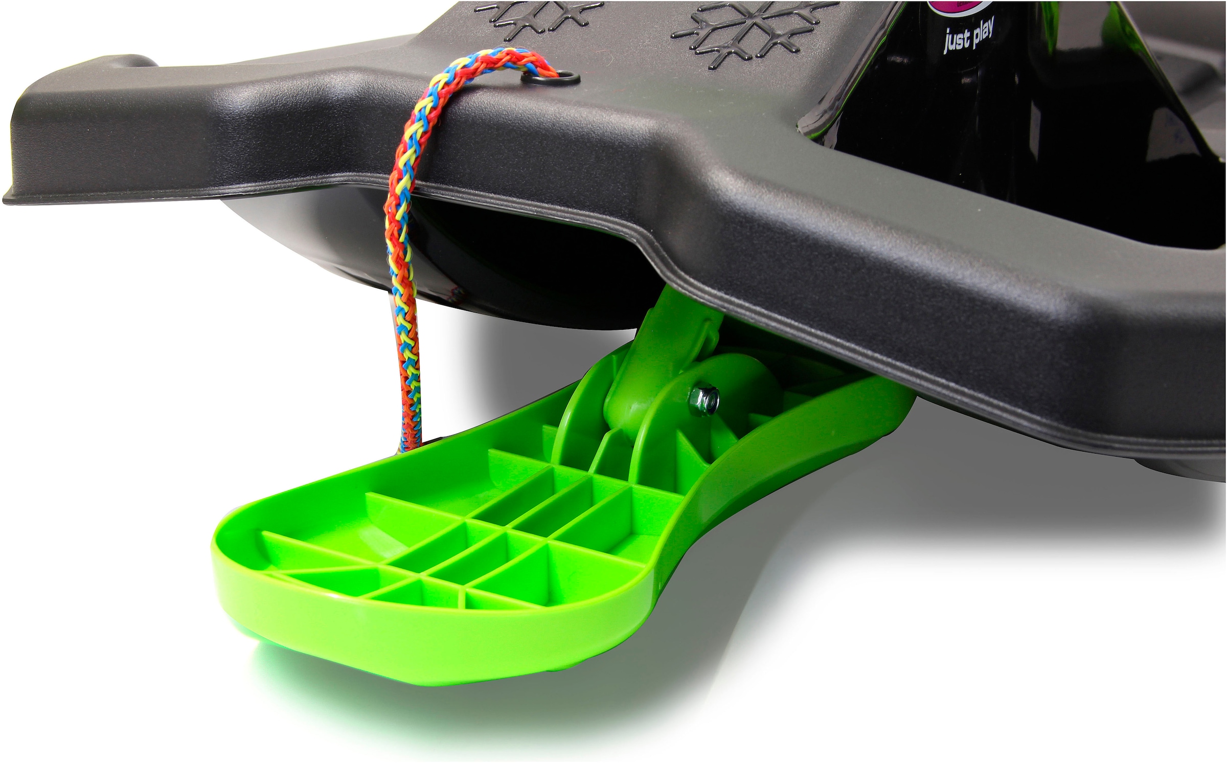 Jamara Bob »Snow Play Bob Black Devil 84cm schwarz mit Lenkrad und Bremse« Made in Europe