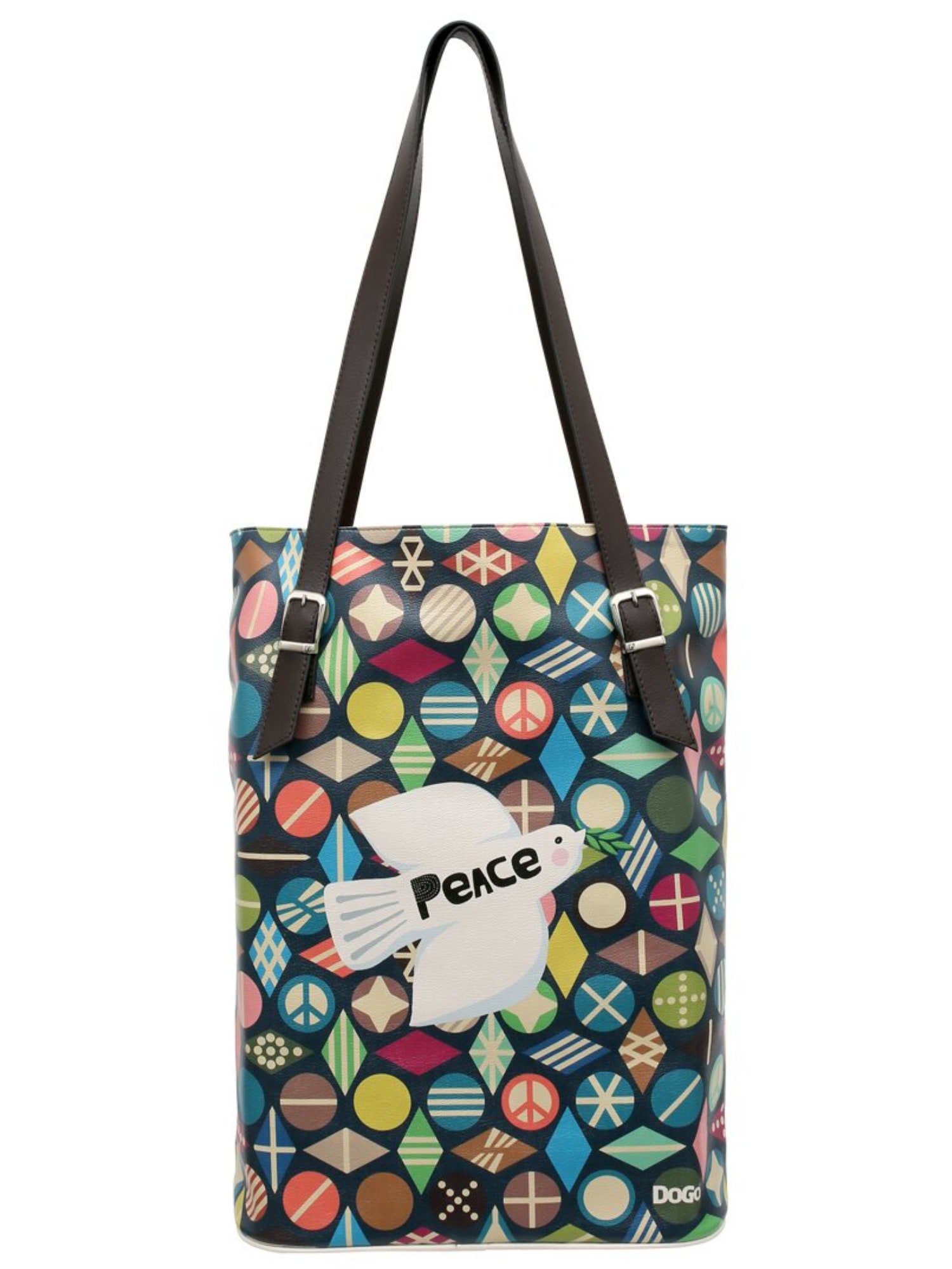 DOGO Umhängetasche "Tallbags Peace Damen Handtaschen (Fashion) / Neutral", günstig online kaufen