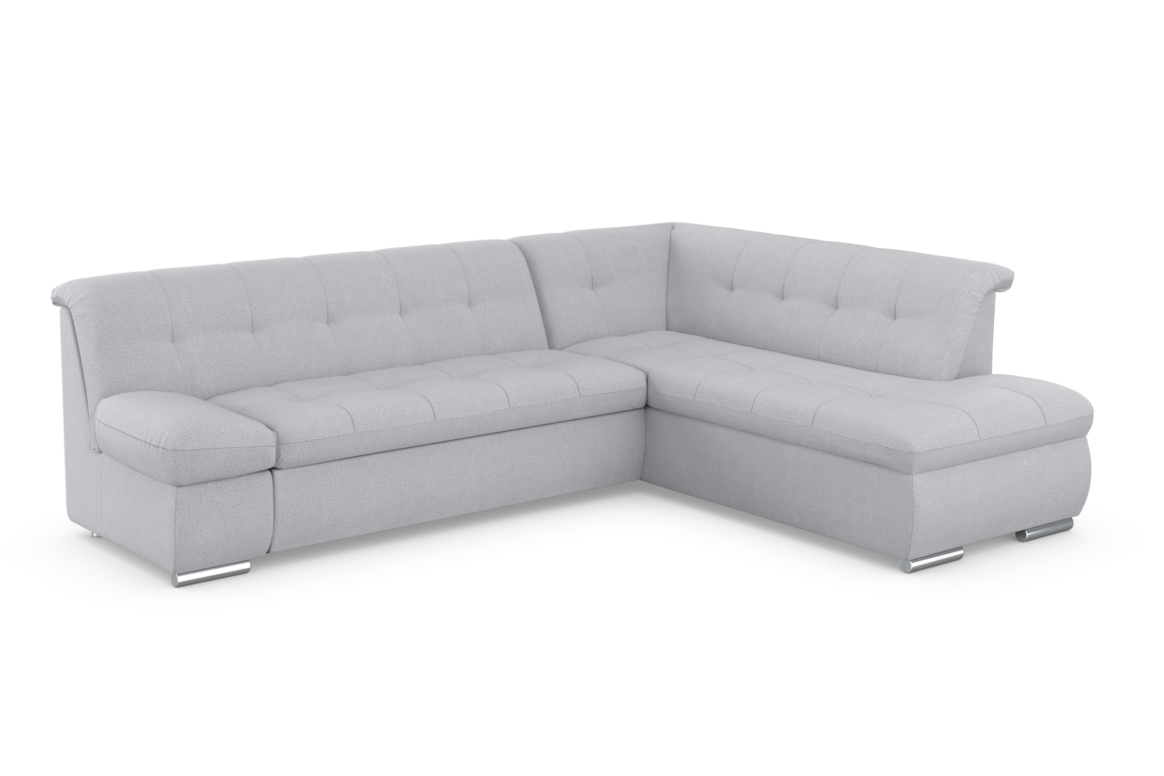 DOMO collection Ecksofa "MONA 271x213 cm, modern und komfortabel" whlw. mit Bett- und Armlehnfunktion, L-Form