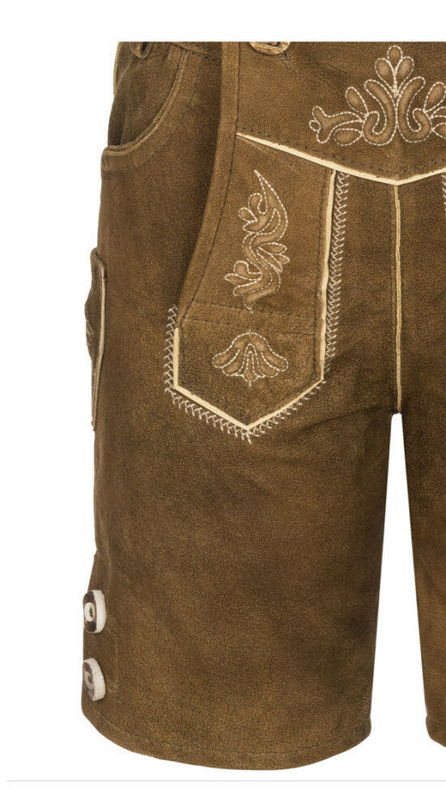 Nübler Trachtenlederhose »Kinderlederhose kurz Axel«
