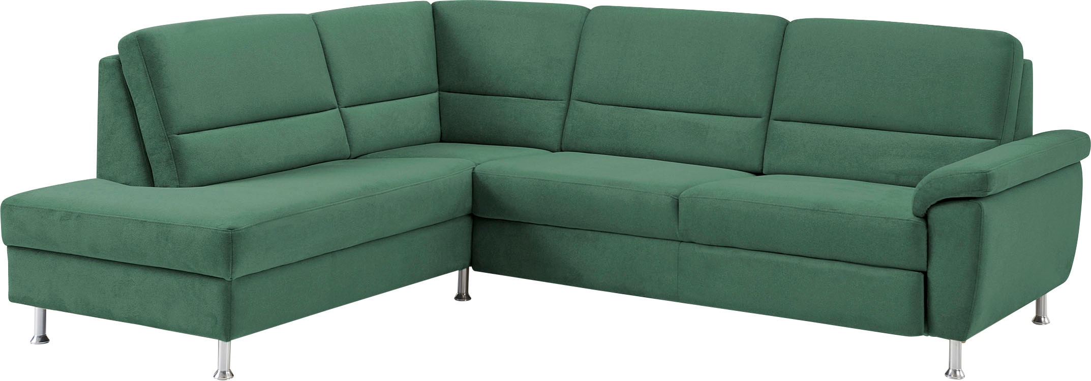 CALIZZA INTERIORS Ecksofa »Onyx L-Form«, Ottomane links oder rechts, wahlweise mit Bettfunktion, Breite 257 cm
