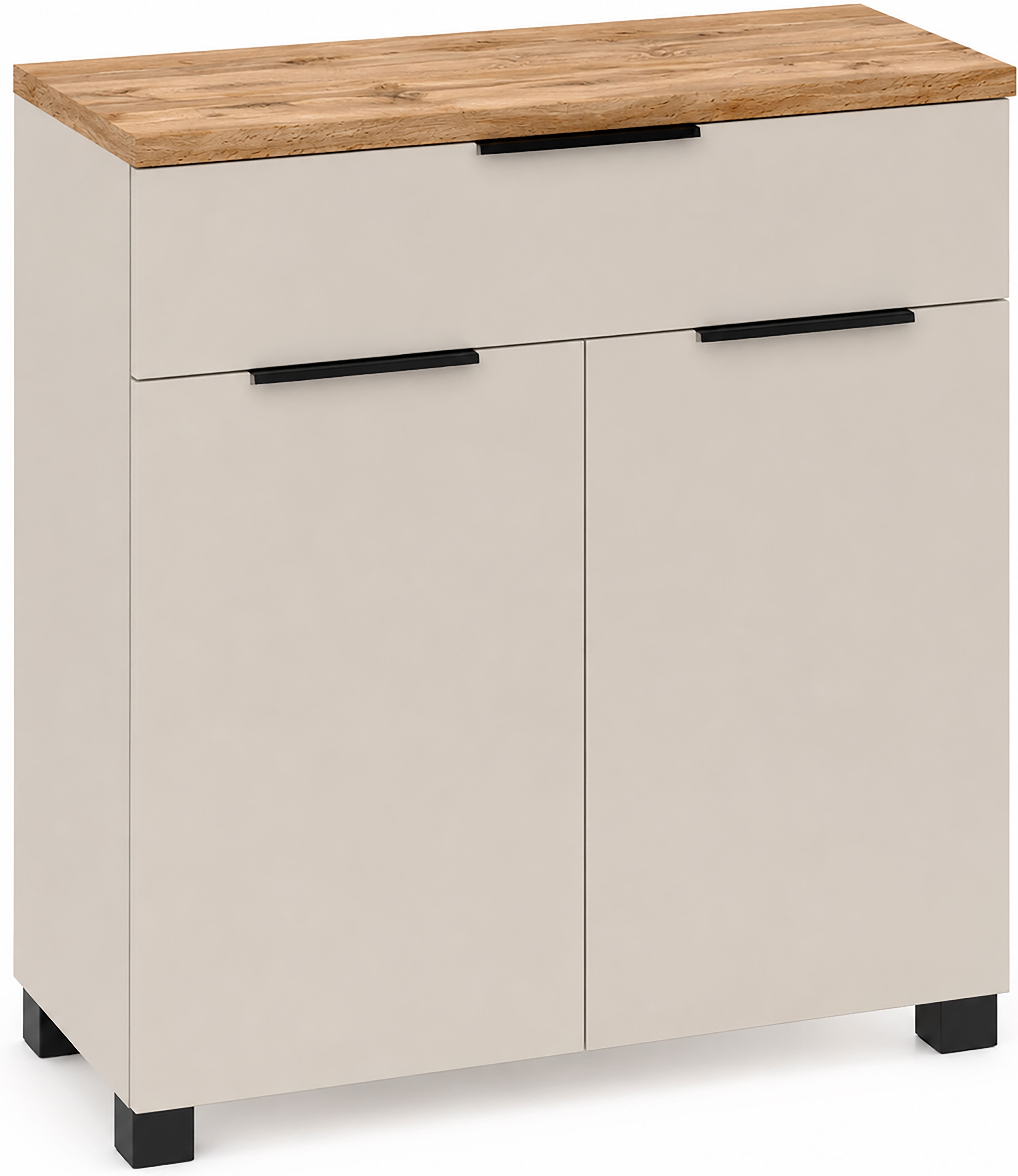 Schildmeyer "Saga, mit fühlbarer Holzstruktur, Breite 80 cm, Made in Germany" 1 Stk. tlg. Eiche Landhaus Dekor mit fühlbarer Struktur, Made in Germany