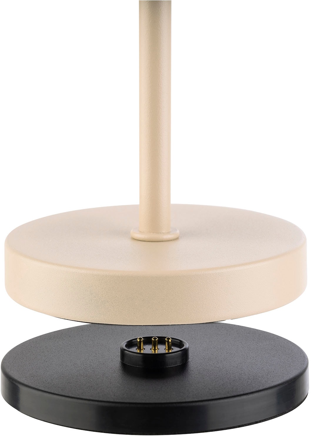 APS LED Tischleuchte »"MERLE MICRO" Kabellose USB-C Tischleuchte«, 1 flammig, Leuchtmittel LED-Modul | LED fest integriert, Spritzwasssergeschützt IP 54, inkl. Dockinstation und Fernbedienung