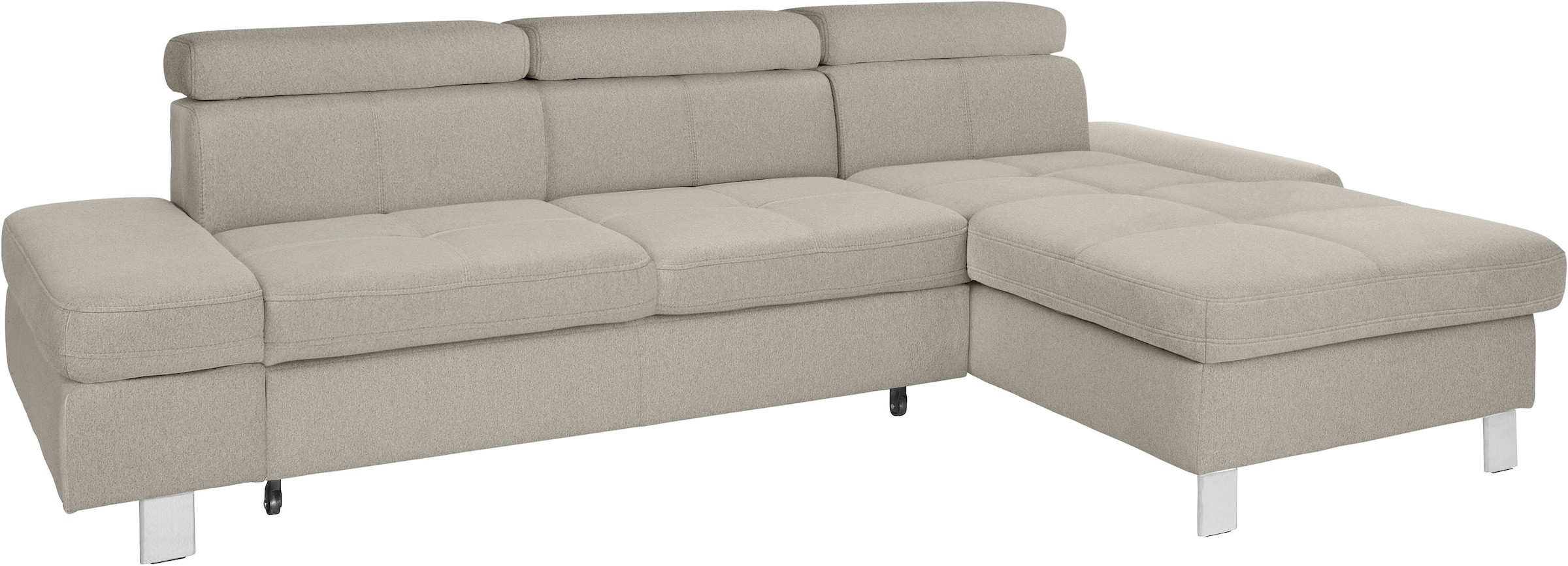 exxpo - sofa fashion Ecksofa "Fiji, hochwertige Detailverarbeitung, Breite günstig online kaufen