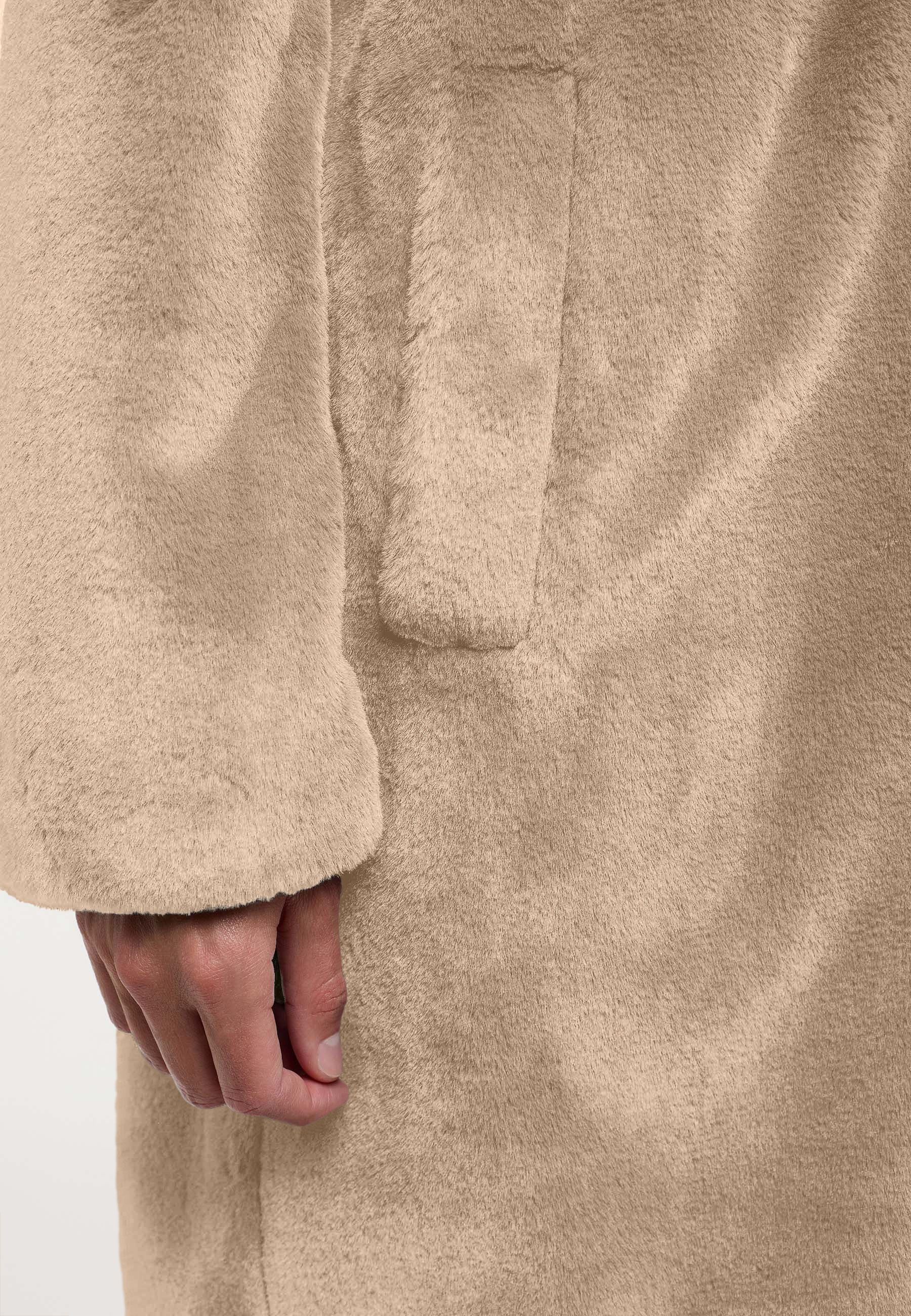 Frieda & Freddies Fellimitatmantel »Fake Fur Coat«