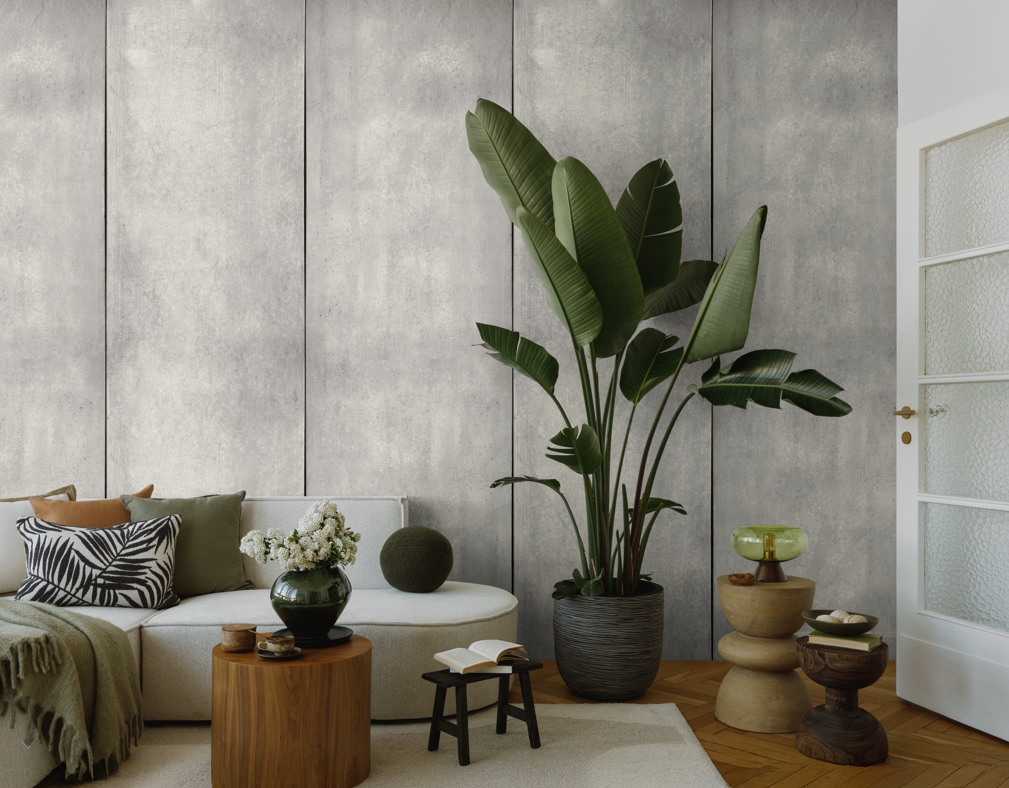 living walls Fototapete »The Wall 4 Structures – Urbane Betonwand Vlies-Fototapete« Steinoptik | matt | naturalistisch leicht strukturiert Urbane Betonwand mit markanter 3D-Wirkung