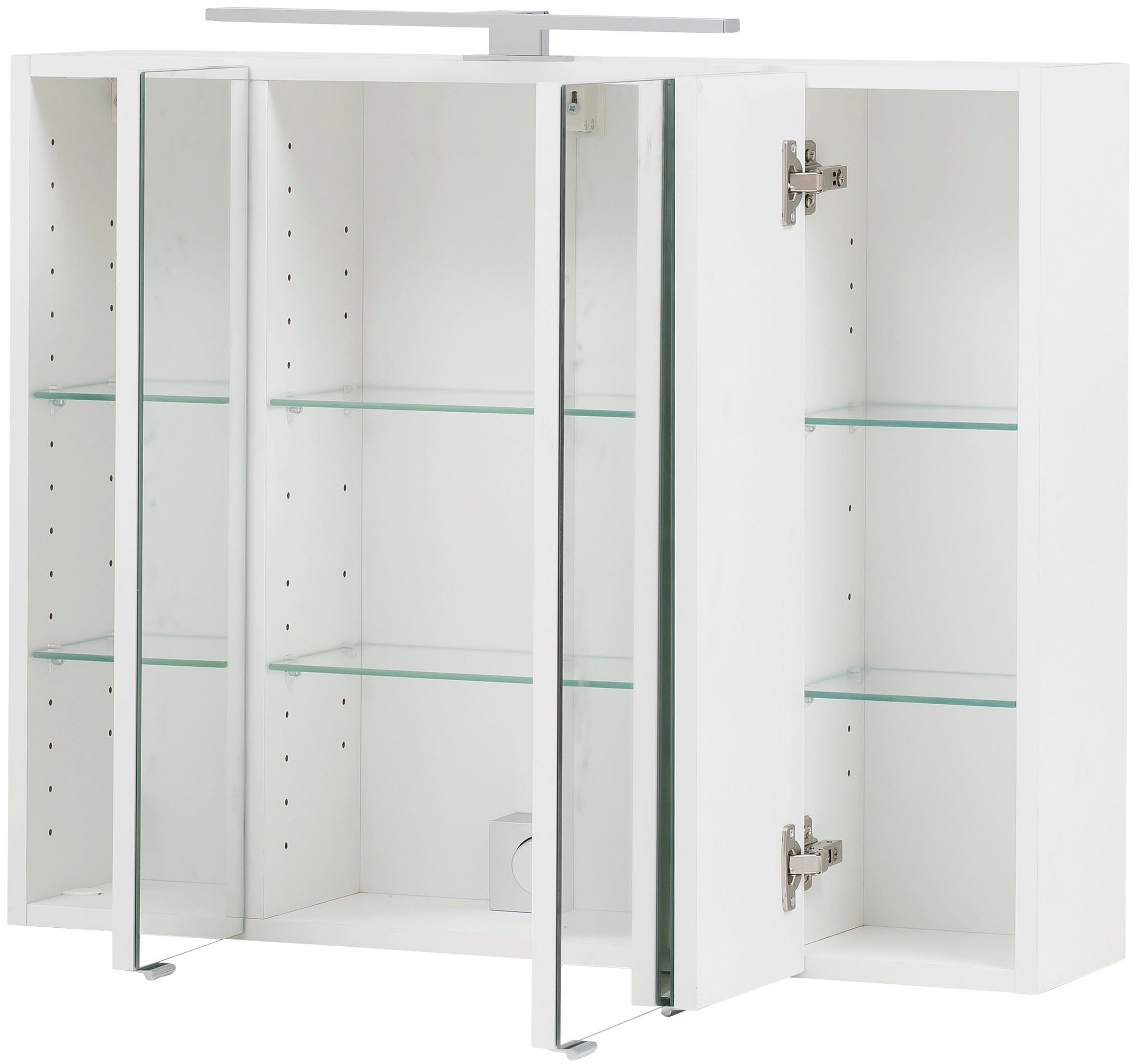 welltime Spiegelschrank »Kaunas«, 80 cm breit, Soft-Close-Funktion