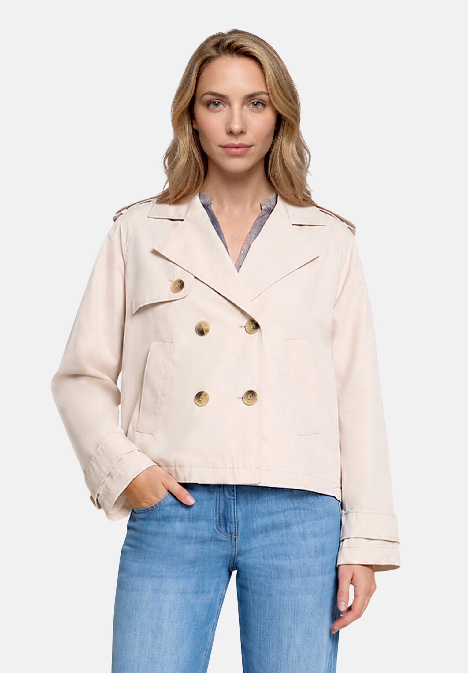 Betty Barclay Canvasjacke »Damen langarm«