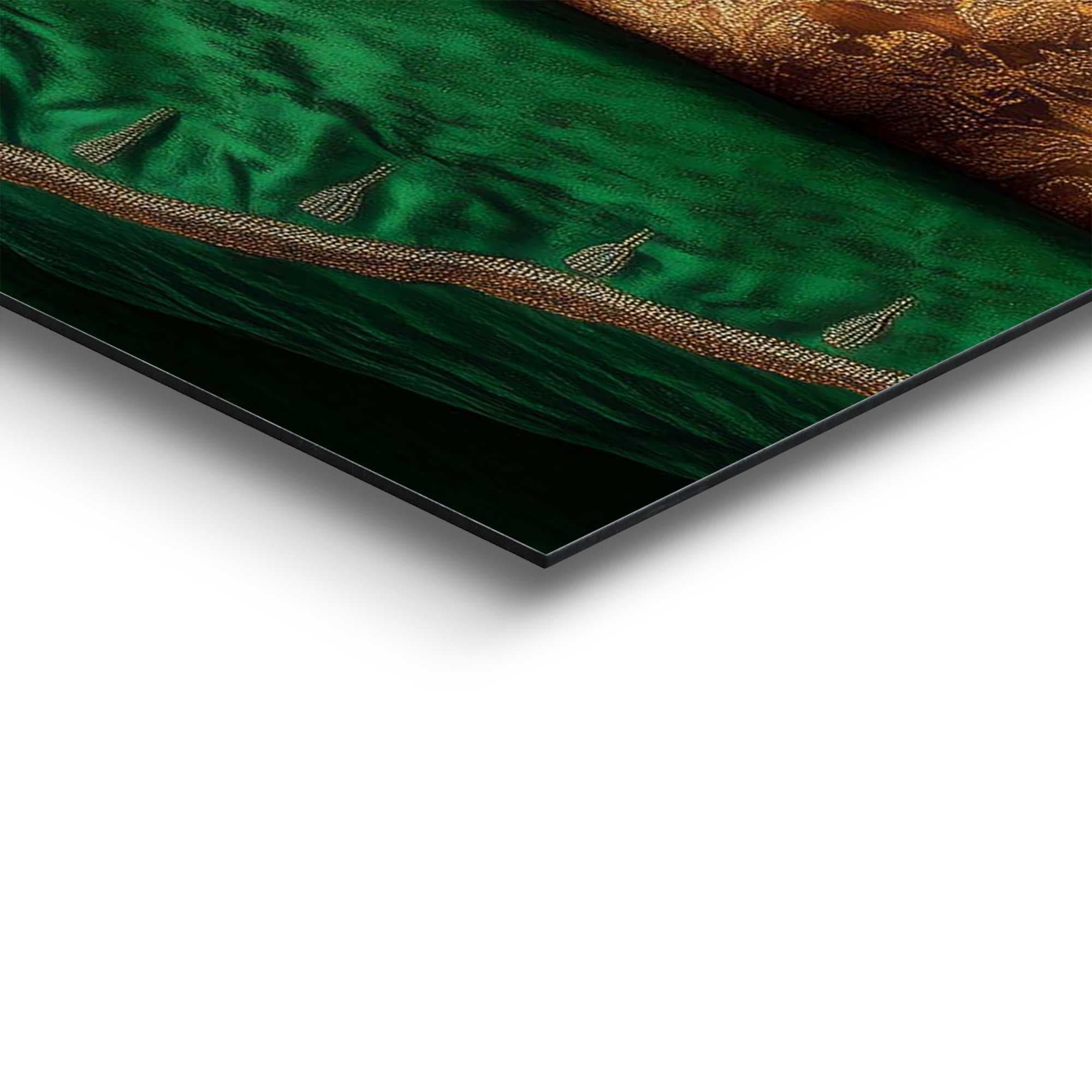 Reinders! Deco-Panel »Tigerporträt« Tiere 1 Stk. tlg. Wohnzimmer - Grün - MDF - Tiere - 60x90 cm