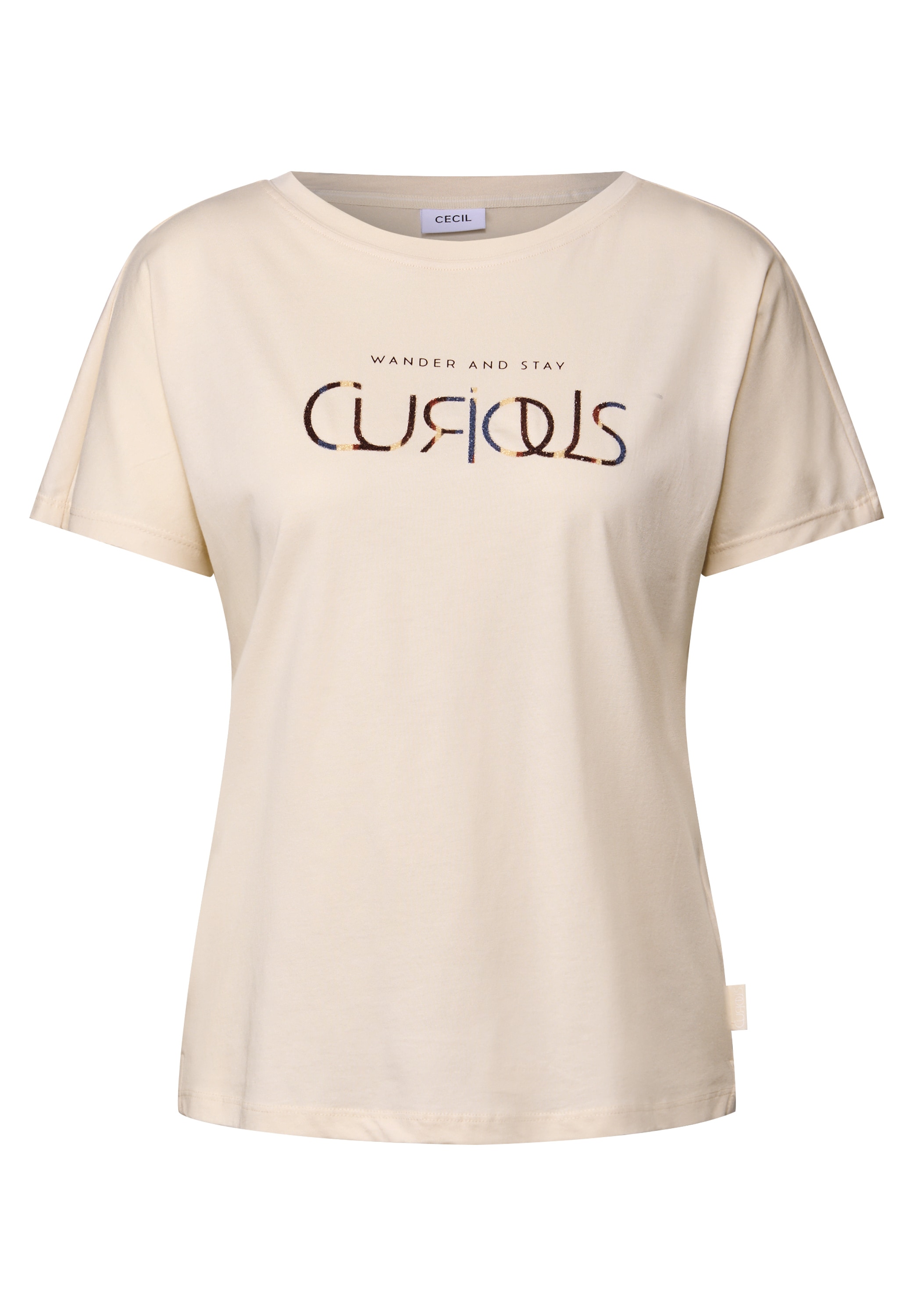Cecil T-Shirt, im soften Baumwoll-Mix