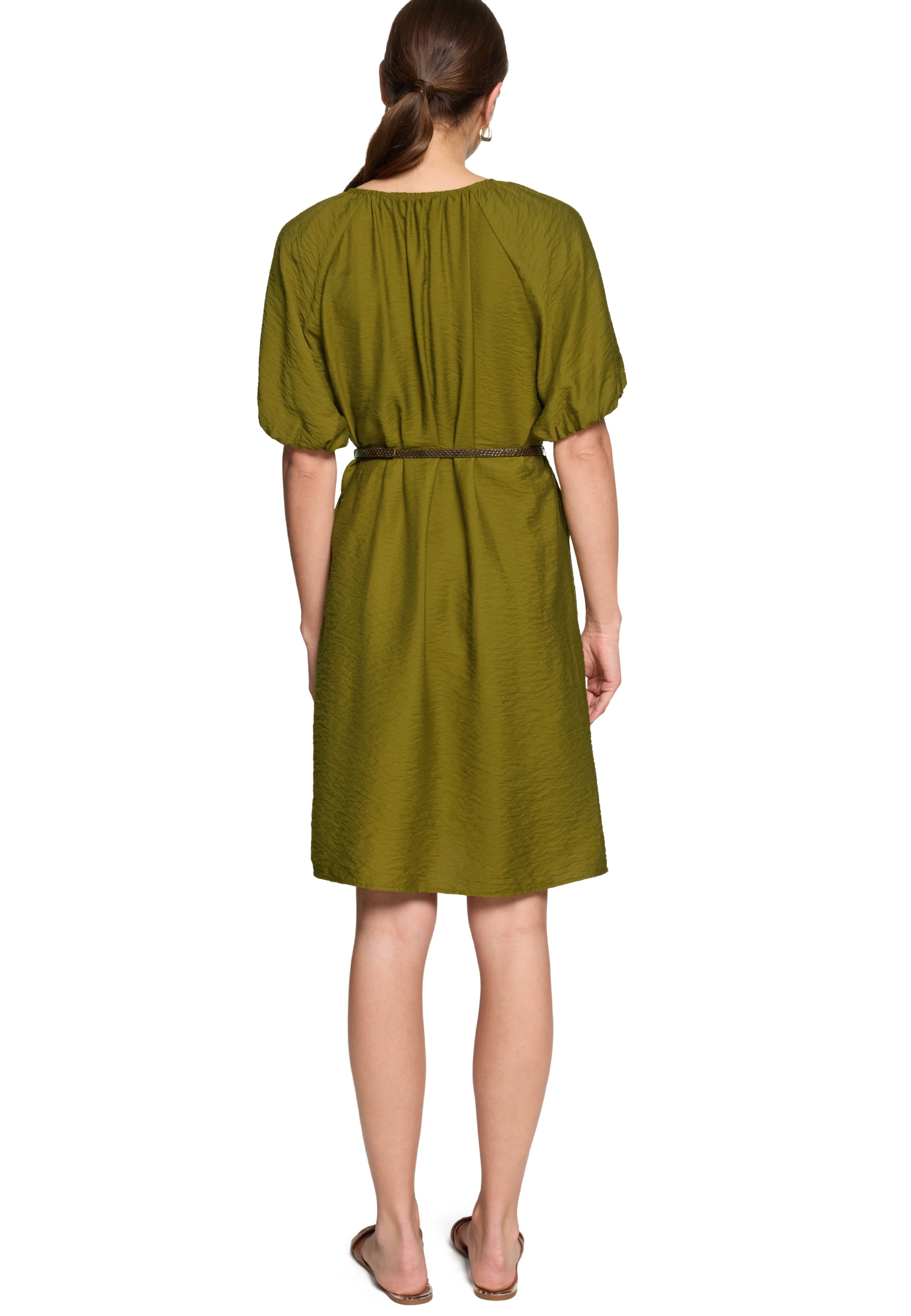 Zero Druckkleid »Damen mit Gürtel« Material