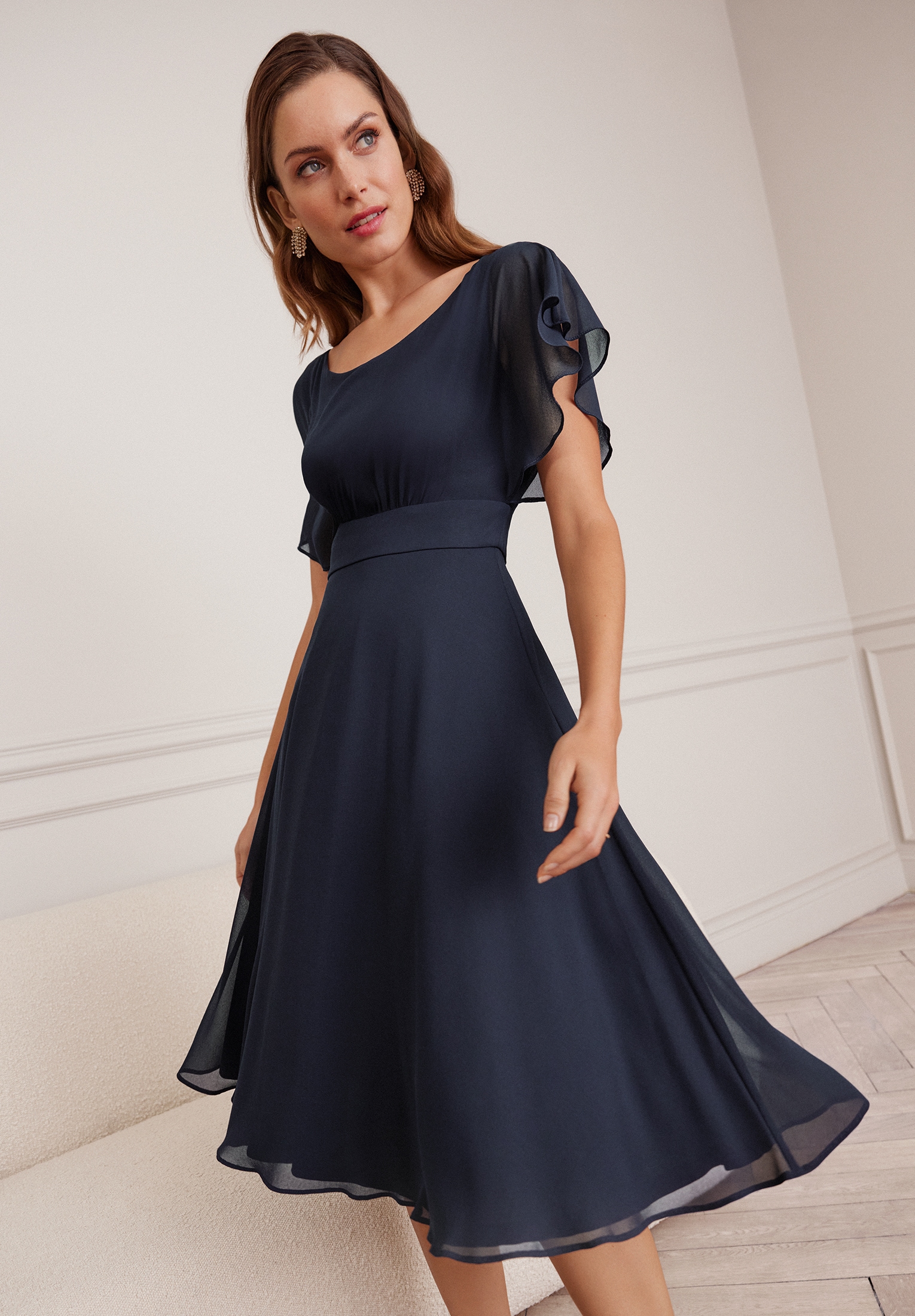 Vera Mont Cocktailkleid »Vera Mont Cocktailkleid kurzarm«, Raffung