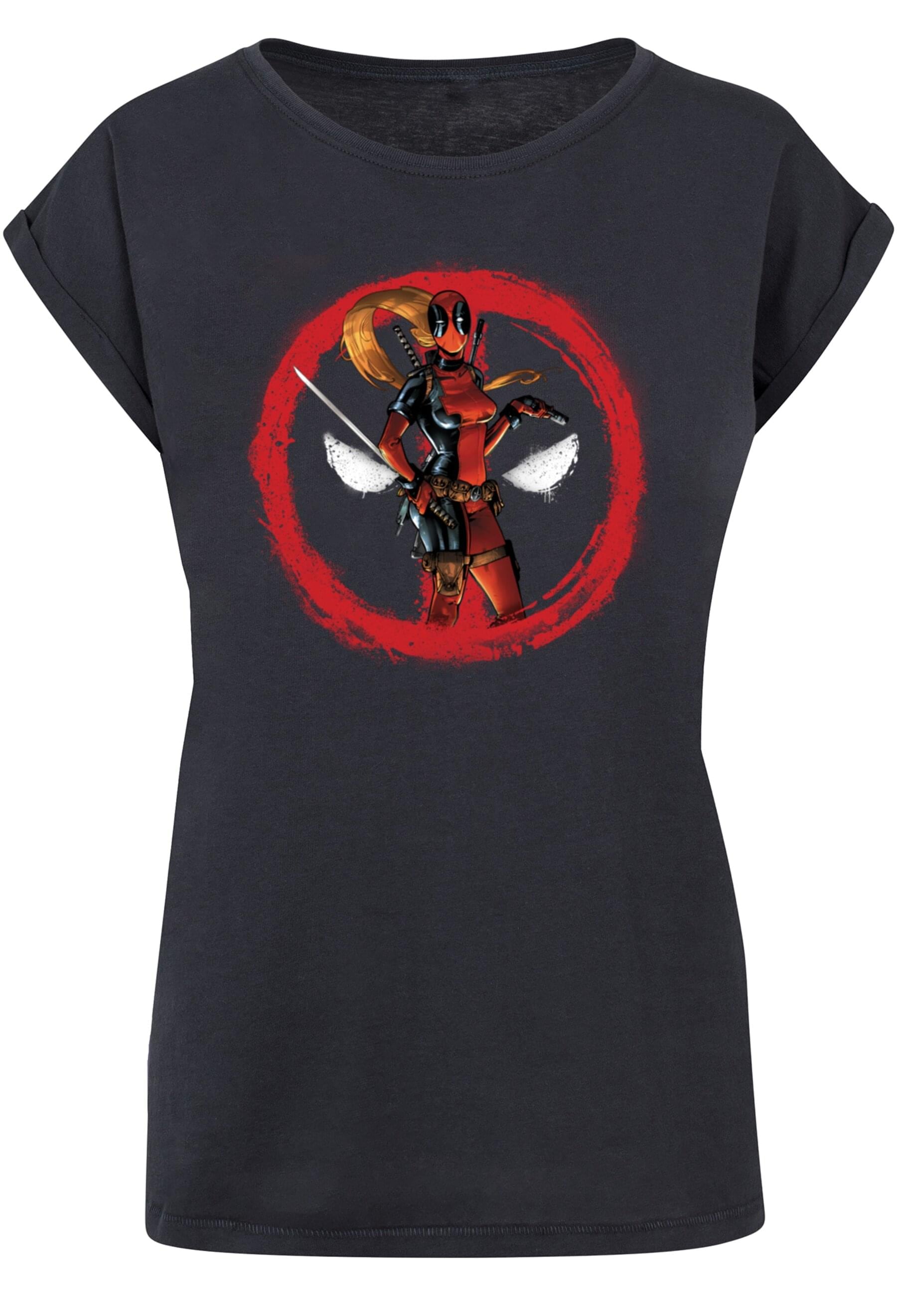 ABSOLUTE CULT T-Shirt "ABSOLUTE CULT Damen Ladies Deadpool - Lady Distresse günstig online kaufen