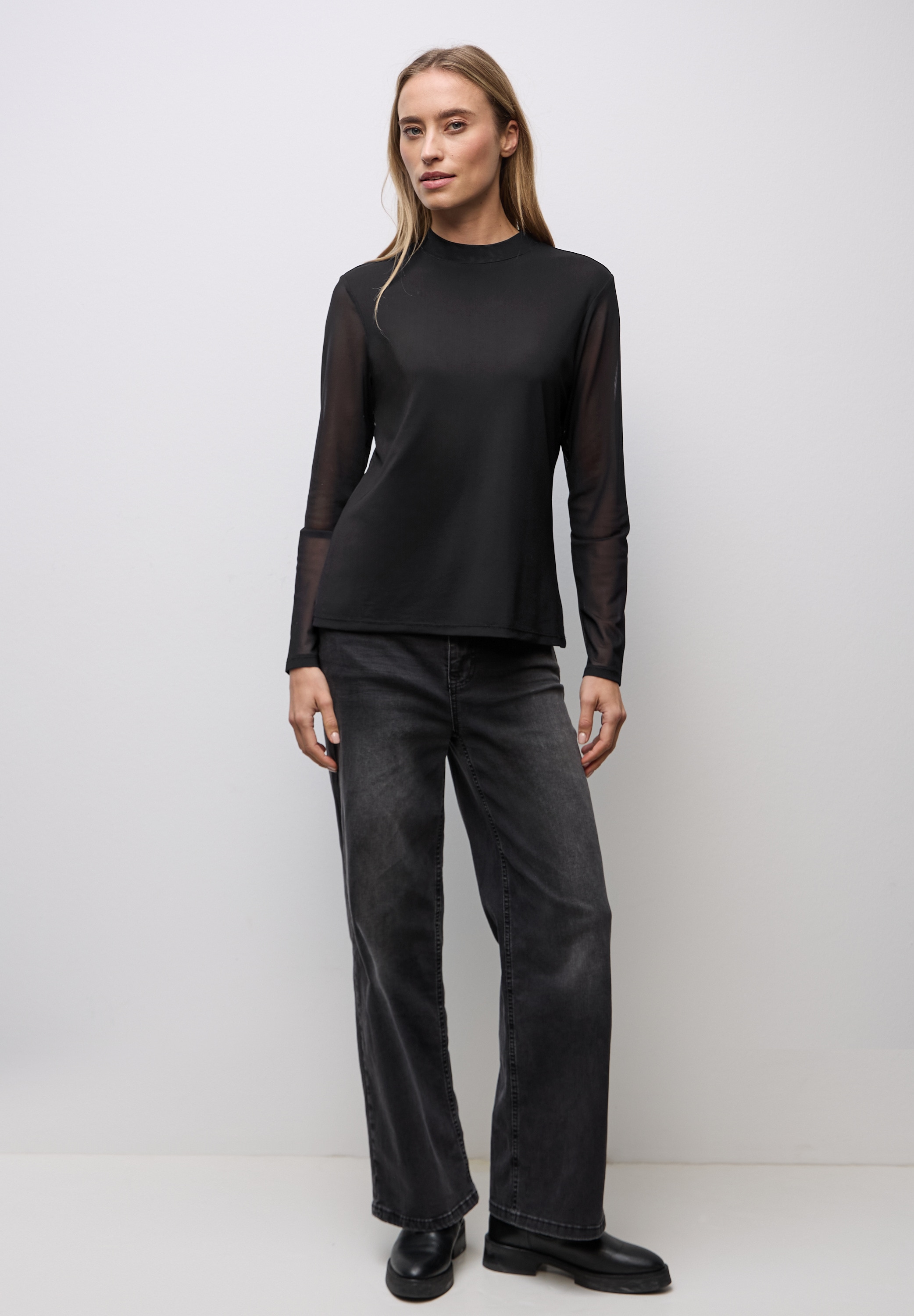 STREET ONE Langarmshirt mit Turtleneck