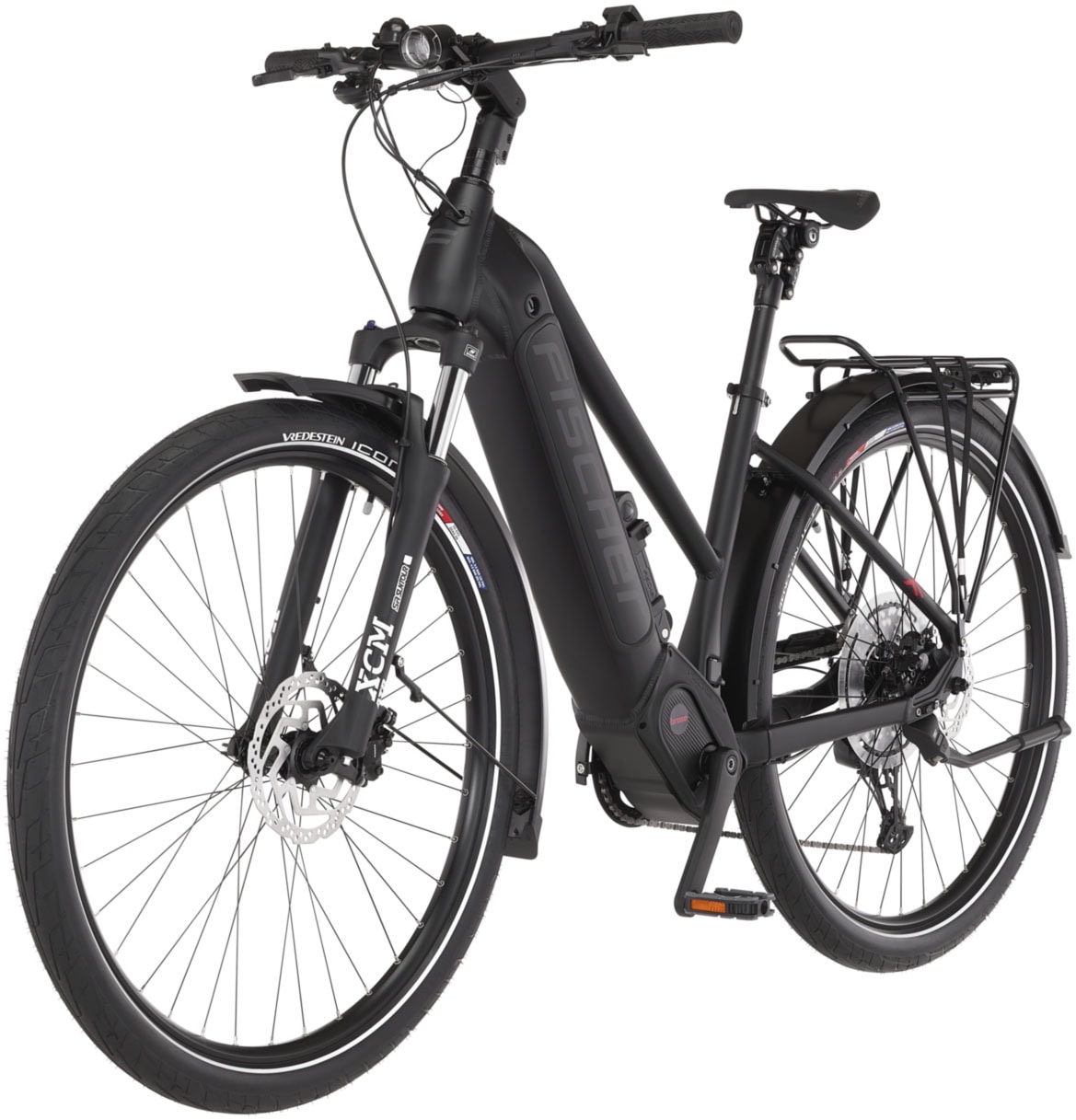 FISCHER Fahrrad E-Bike »VIATOR N100 50 711«, 12 Gang, SRAM, Schaltwerk SX EAGLE