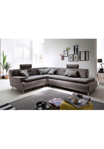 Trends by HG Ecksofa »Lounge« su Kopfstützen ir Met...