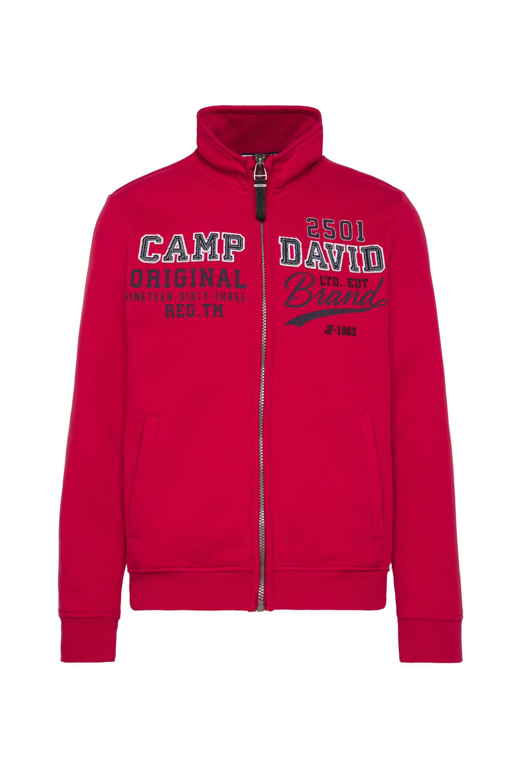 CAMP DAVID Sweatjacke, mit weicher Innenseite günstig online kaufen