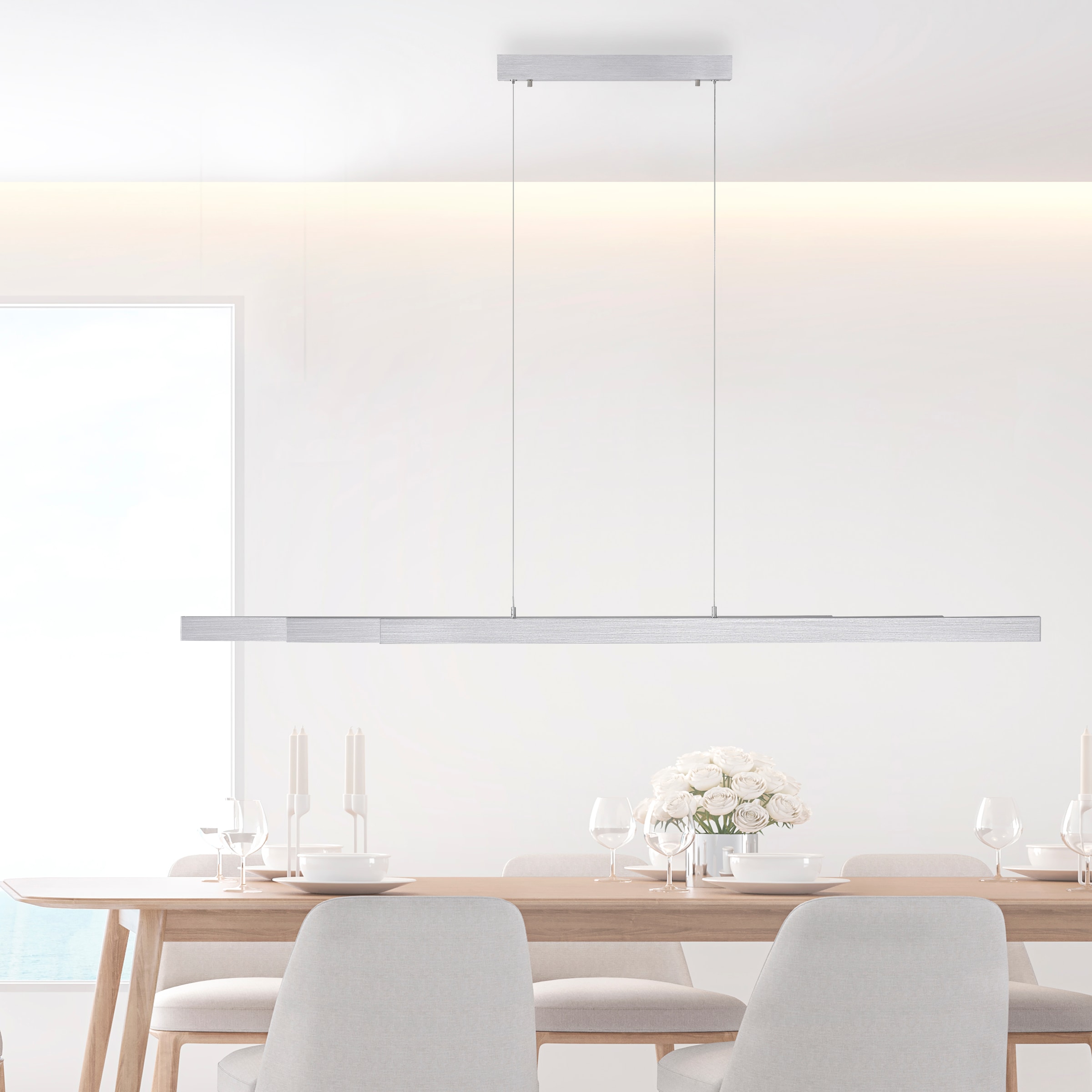 JUST LIGHT Pendelleuchte »LUZI«, 3 flammig, Leuchtmittel LED-Board | LED fest integriert, LED