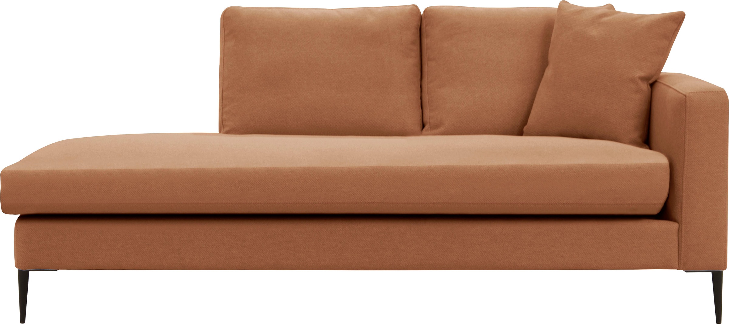 Home affaire Recamiere "Cozy Chaiselongue, Maße B/T/H: 195/97/80 cm" mit lo günstig online kaufen