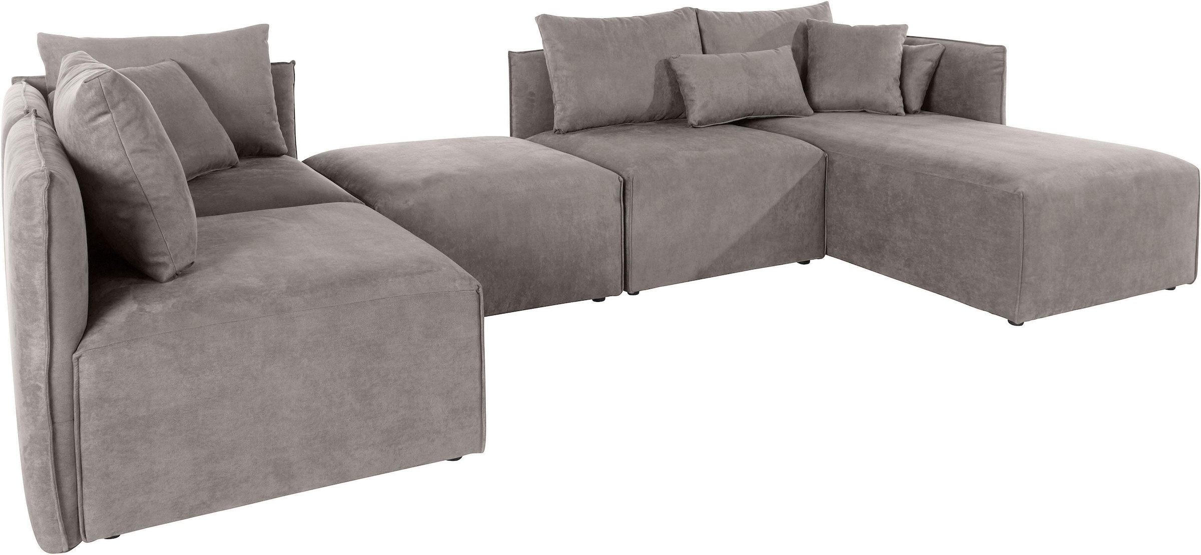OTTO home Wohnlandschaft "Nöre U-Form" 5 Teile, in vielen Bezugsqualitäten günstig online kaufen