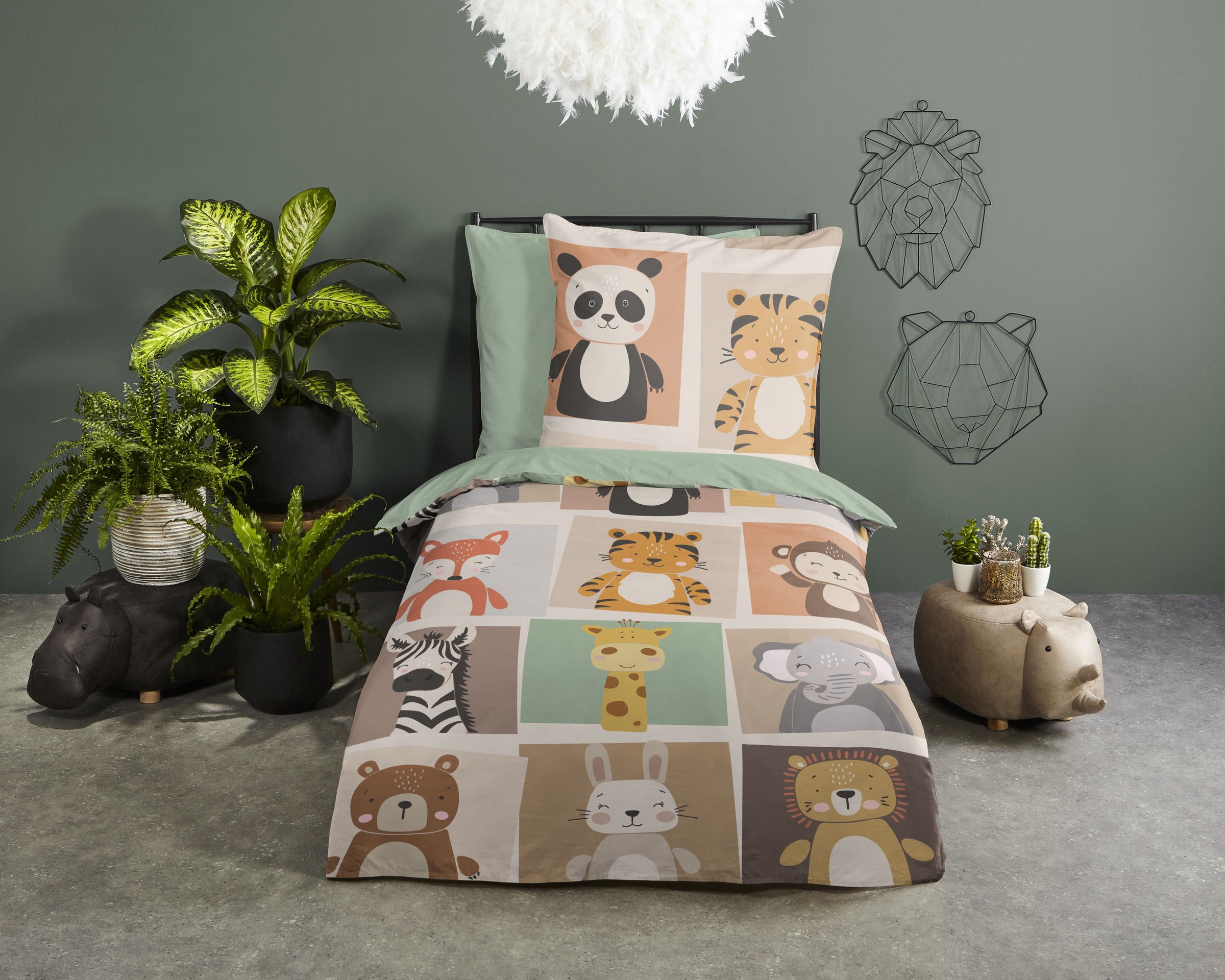 PURE luxury collection Kinderbettwäsche "Ranger" 2 Stk. Mikrofaser, 135x200 günstig online kaufen