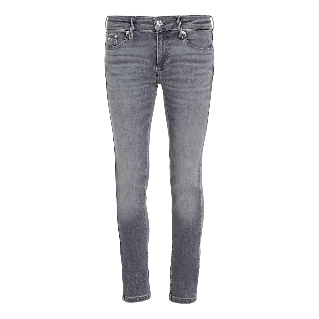 Tommy Jeans Slim-fit-Jeans »Skinny Jeans Marken Low Waist Mittlere Leibhöhe«, mit Faded-Out Effekten