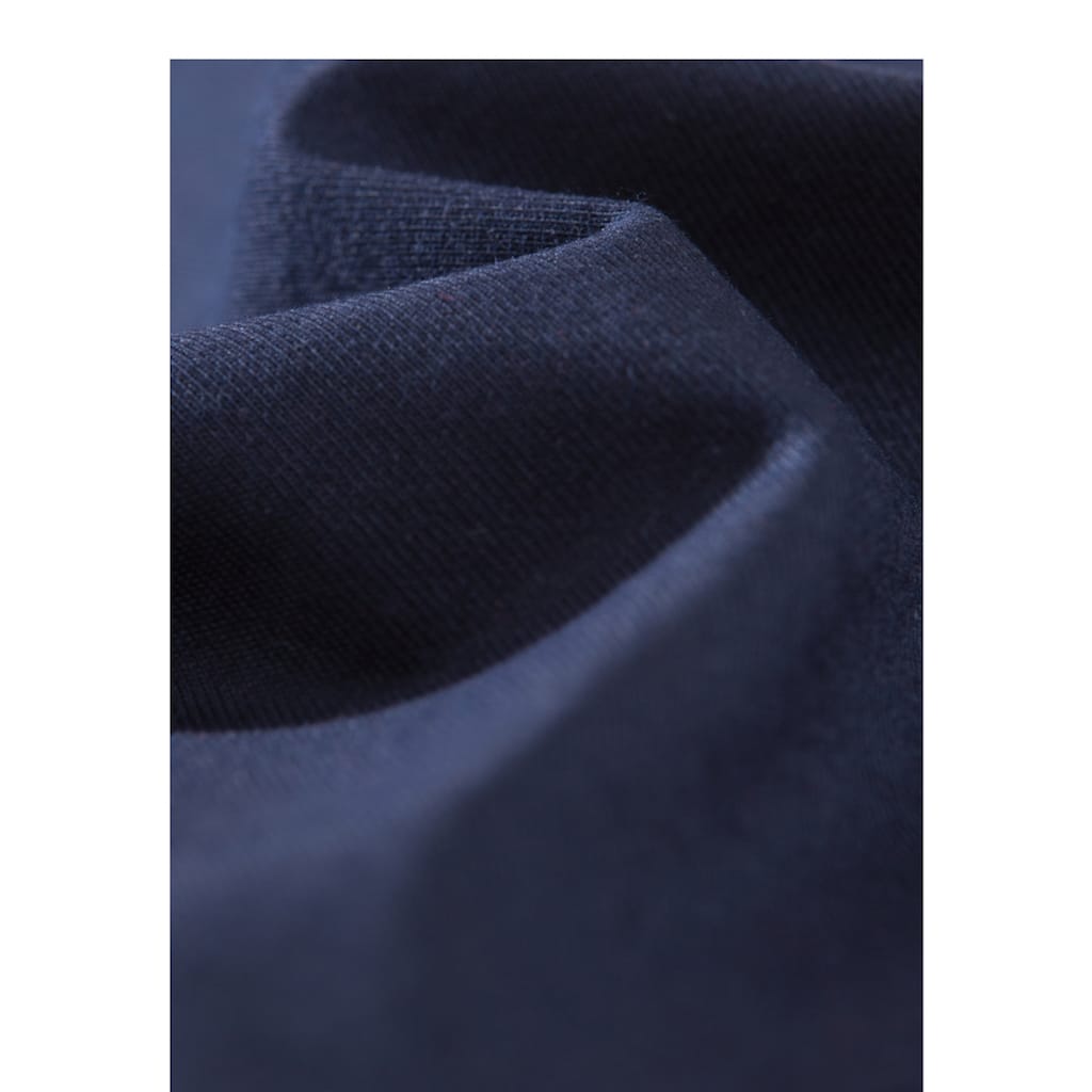 Marken Trigema Trigema Schlafanzug, mit V-Ausschnitt blau