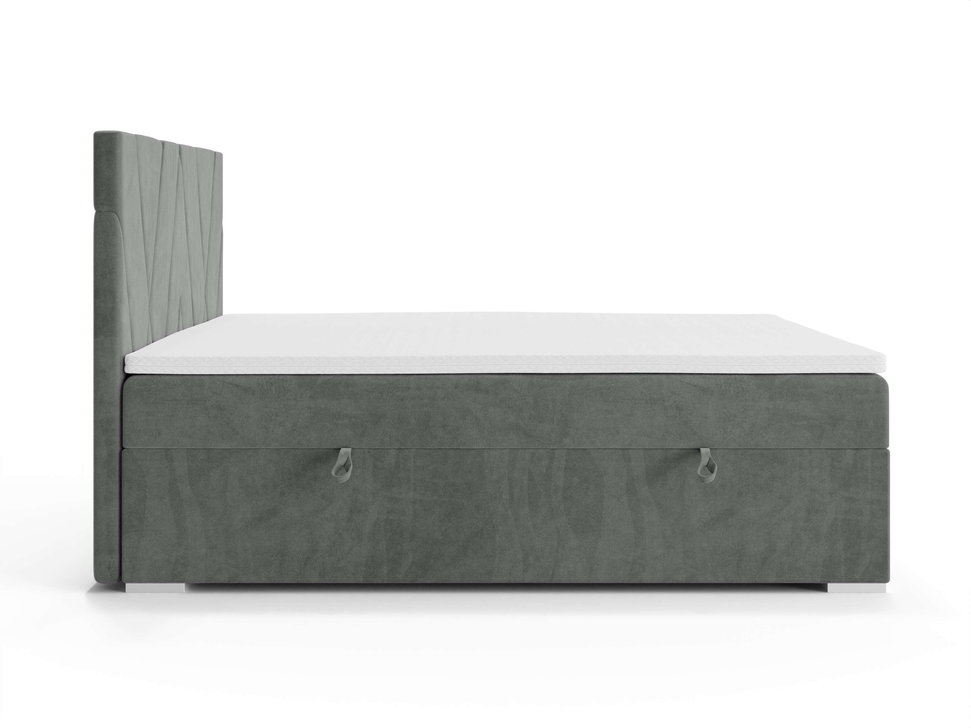 Places of Style Polsterbett »Liania mit Matratze und Topper, in 2 Breiten (160 und 180 cm)«, Boxspringbett mit Bettkasten, Matratze (BFK/TFK) und Topper