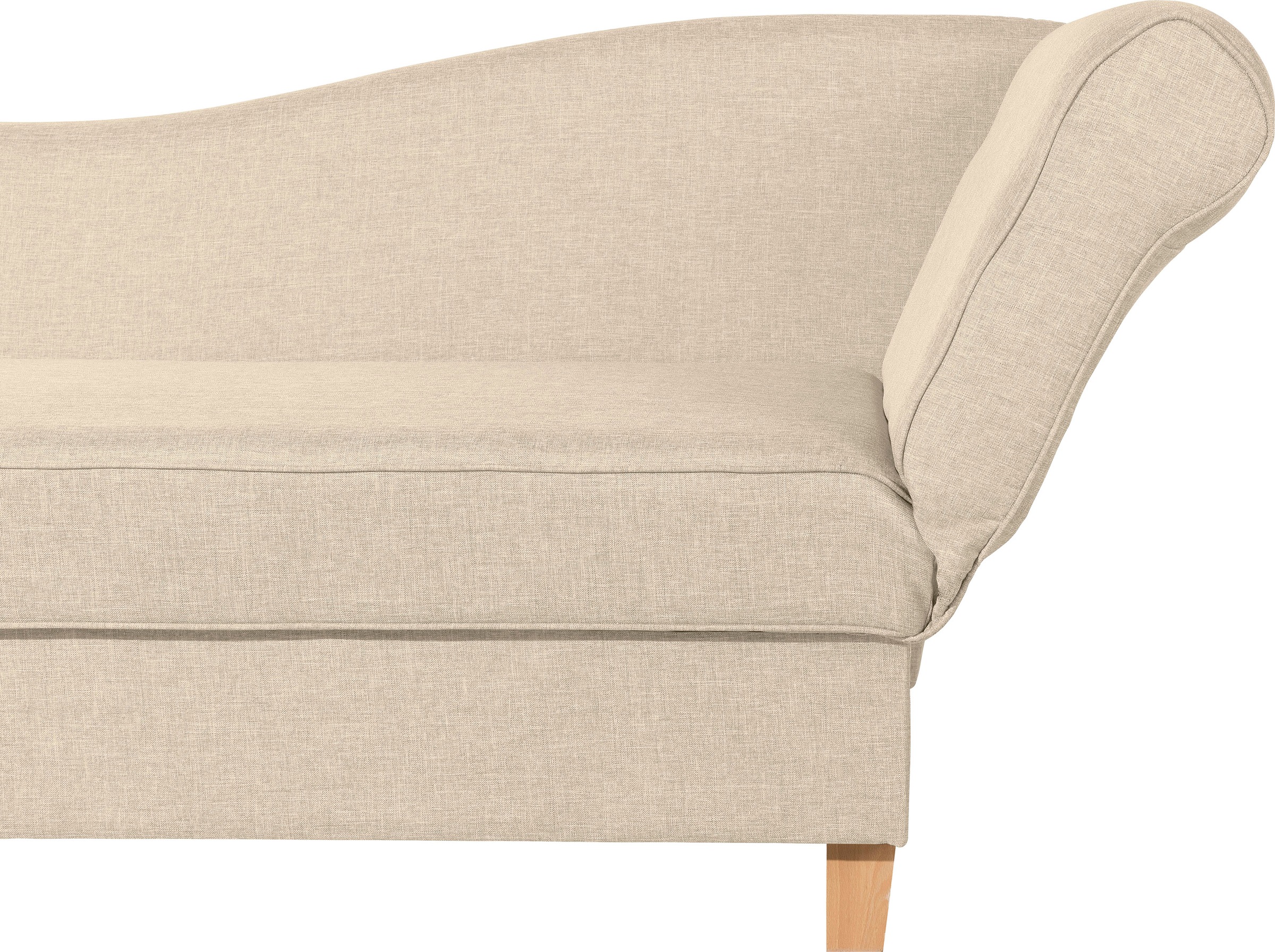 Max Winzer® Recamiere »Saturn mit verstellbarer Armlehne und Bettkasten, bequem zum Relaxen«, Armlehne links oder rechts, inkusive 4 Kissen