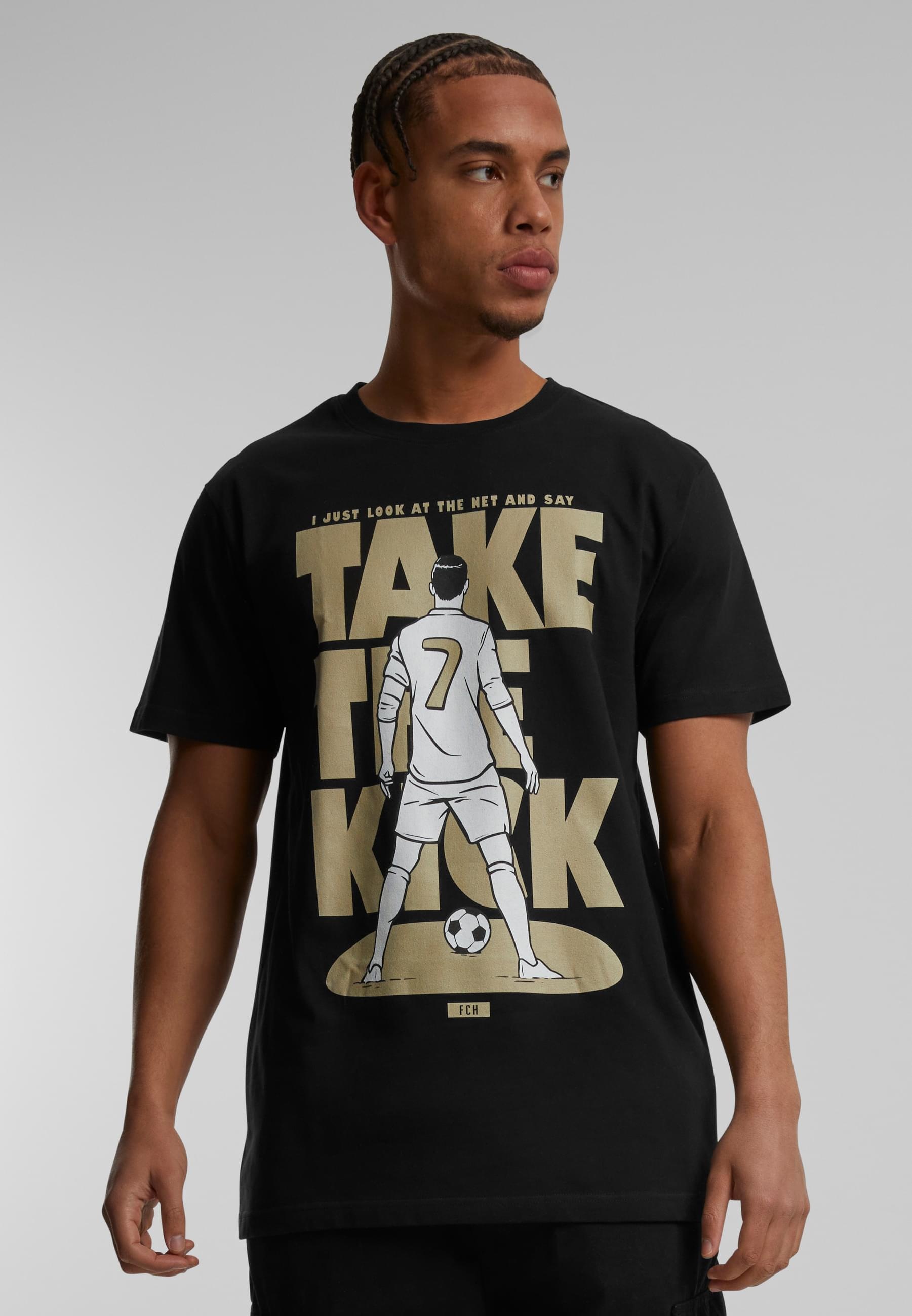 Merchcode T-Shirt »Merchcode Footballs Coming Home Take the Kick Tee«, (1 tlg.)