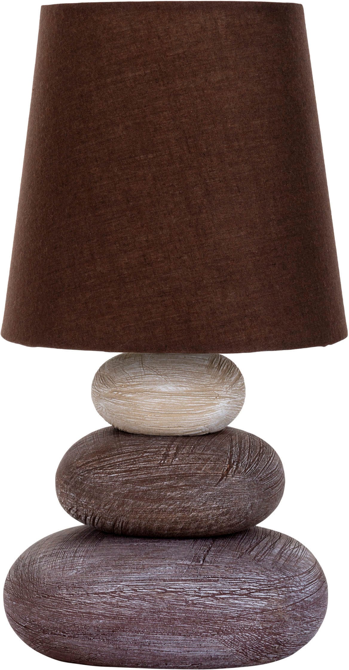 näve LED Tischleuchte »Stoney«, Leuchtmittel E14 | ohne Leuchtmittel, Zuleitung: ca. 130 cm